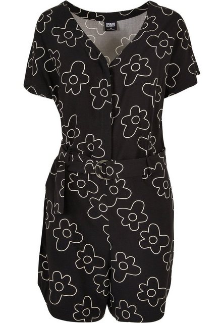 URBAN CLASSICS Jumpsuit Urban Classics Damen Ladies Short Viscose Belt Jump günstig online kaufen