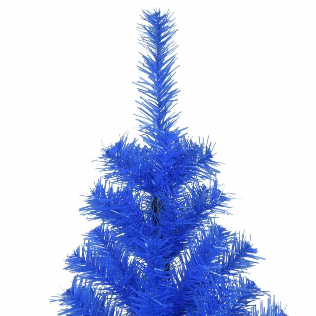 210 Blau Ständer Künstlicher cm Weihnachtsbaum mit PVC furnicato