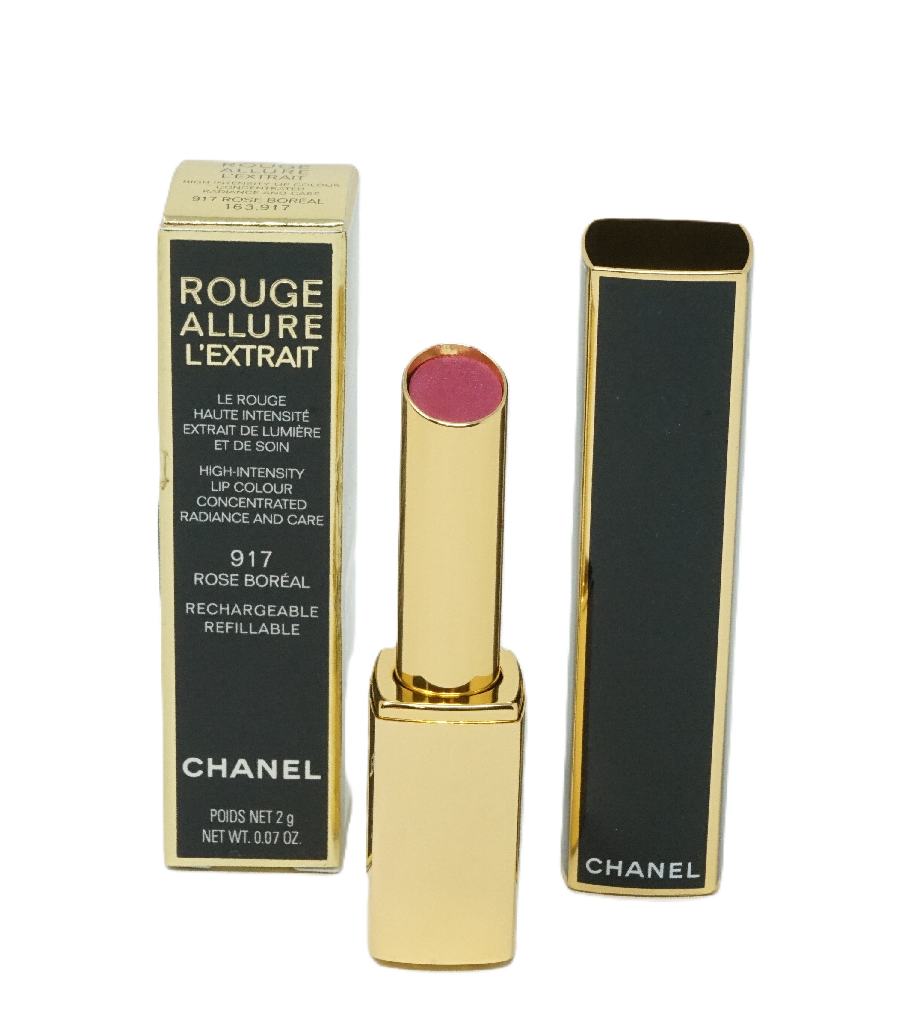 CHANEL Lippenstift Chanel L'Extrait lip colour 917 Rose Boreal refillable 2g