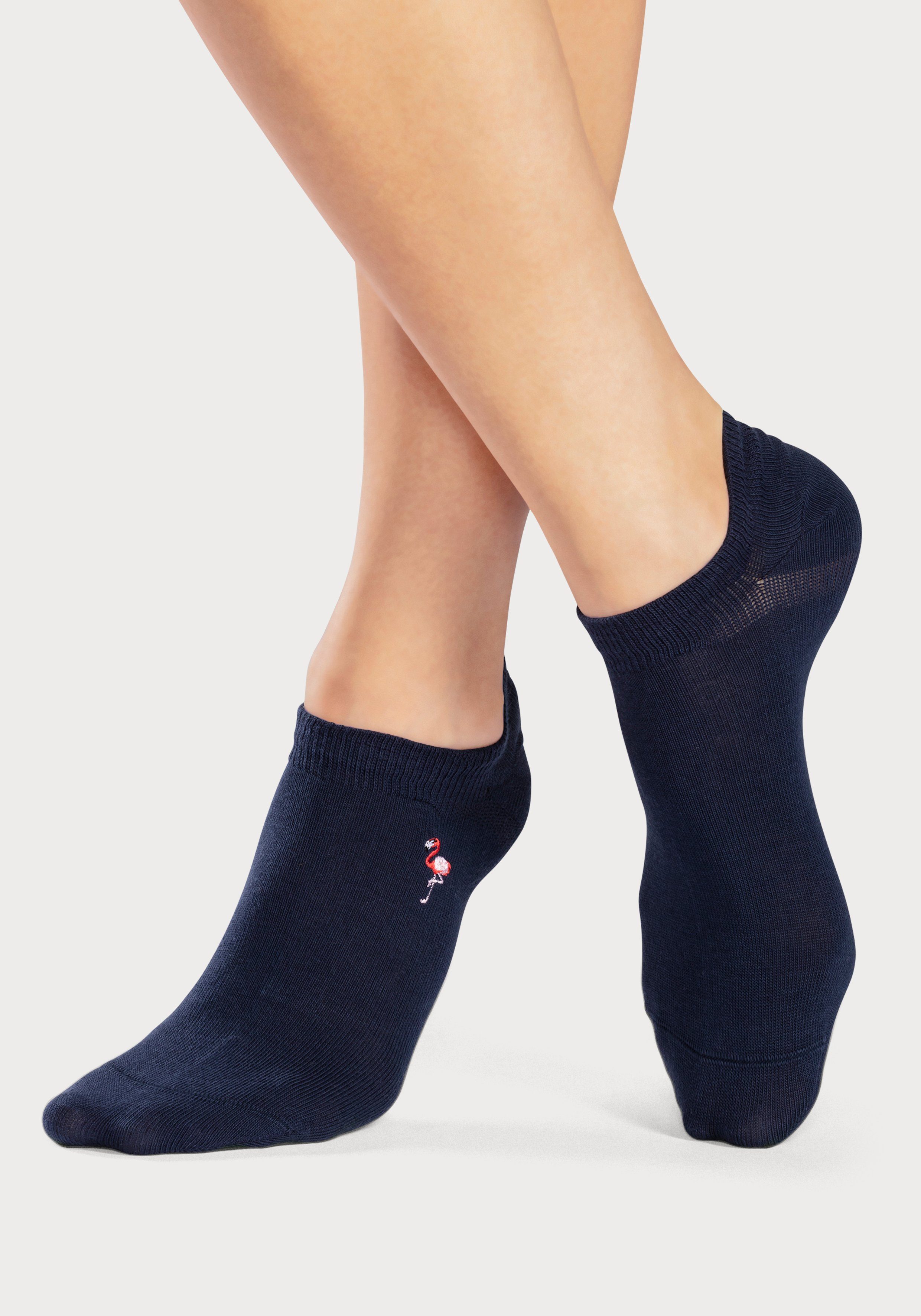 H.I.S Sneakersocken (Packung, 5-Paar) mit Motivstickerei