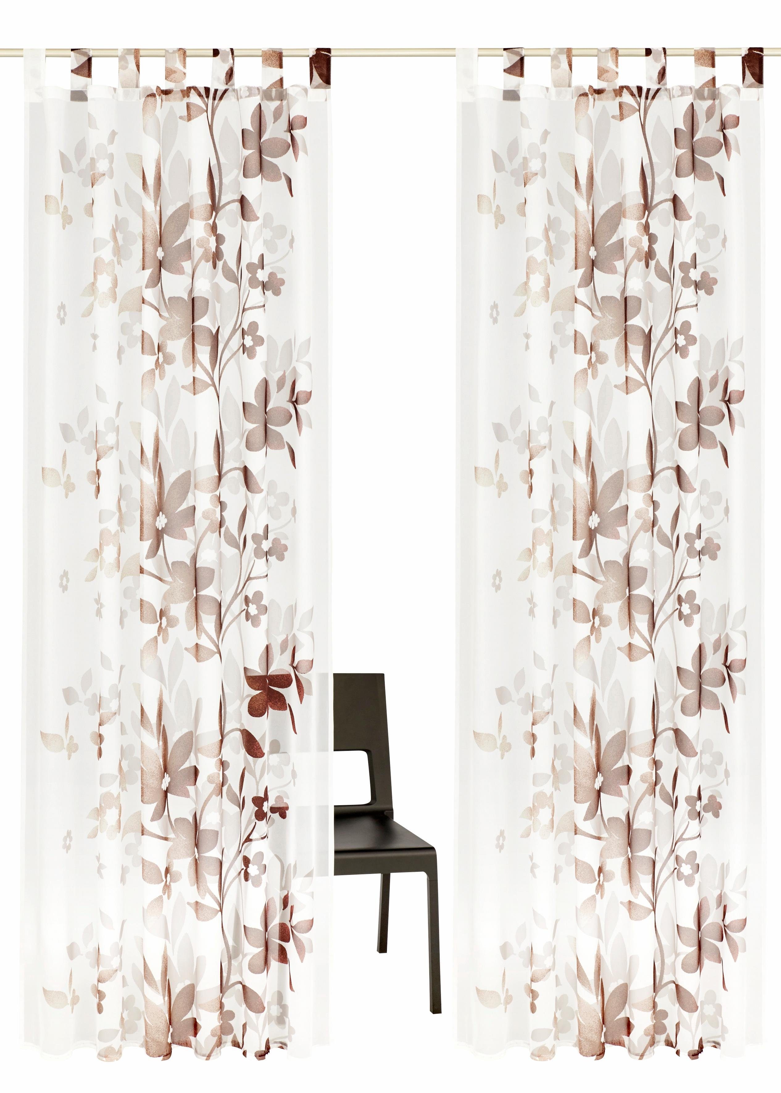 Home affaire Gardine Ina (2 St), Schlaufen, transparent, Voile, 2-er Set, e günstig online kaufen
