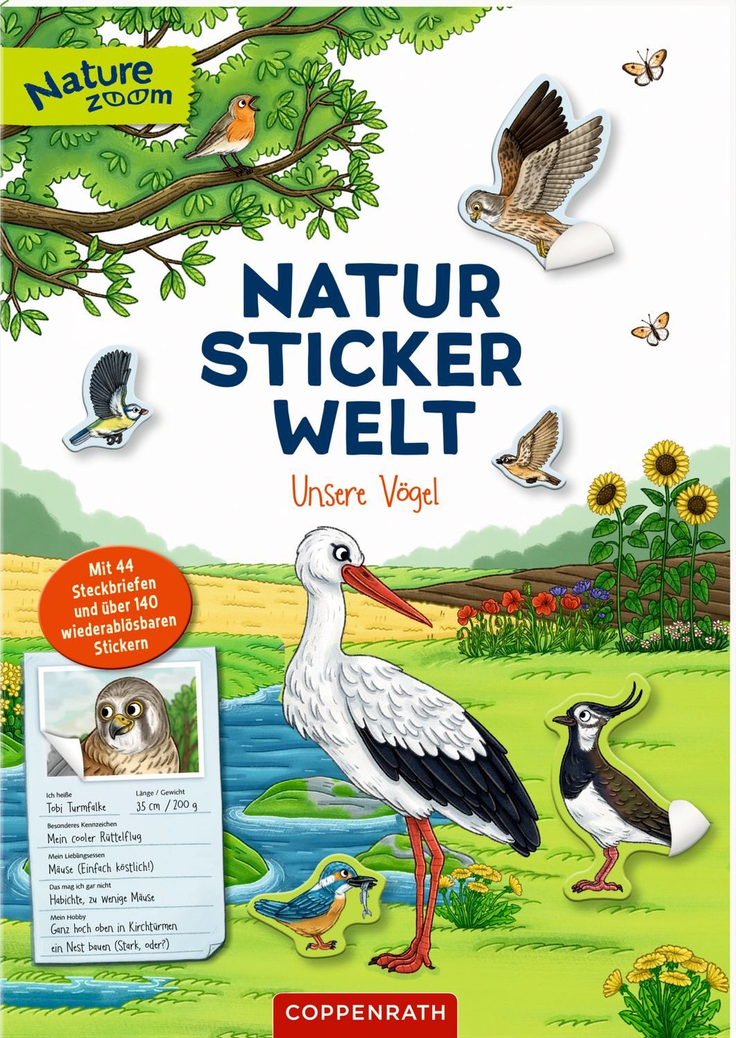 Natur-Stickerwelt - Unsere Vögel / Ruby Warnecke