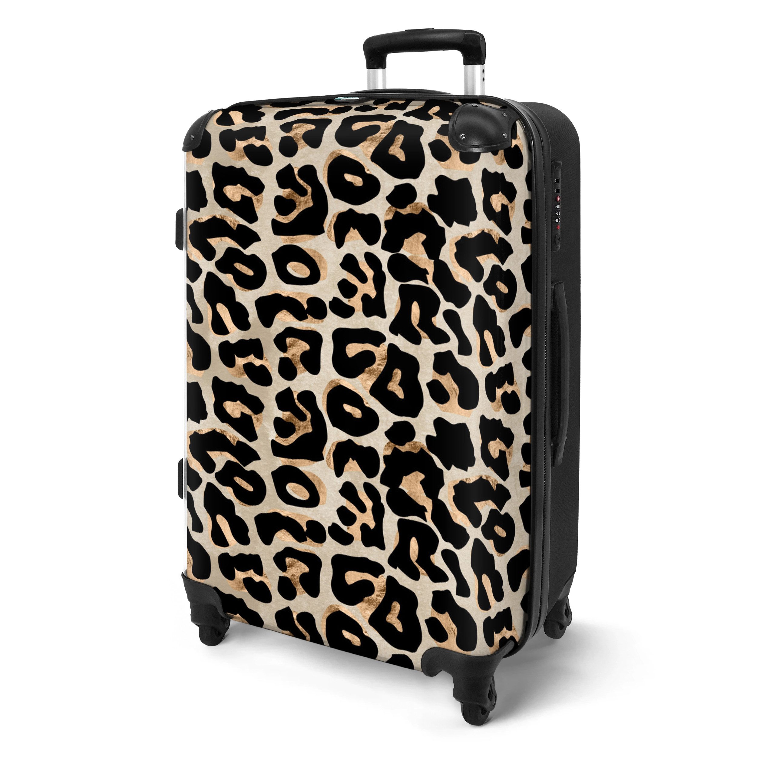 NoBoringSuitcases.com© Hartschalen-Trolley mit leuchtende Räder - Panther D günstig online kaufen
