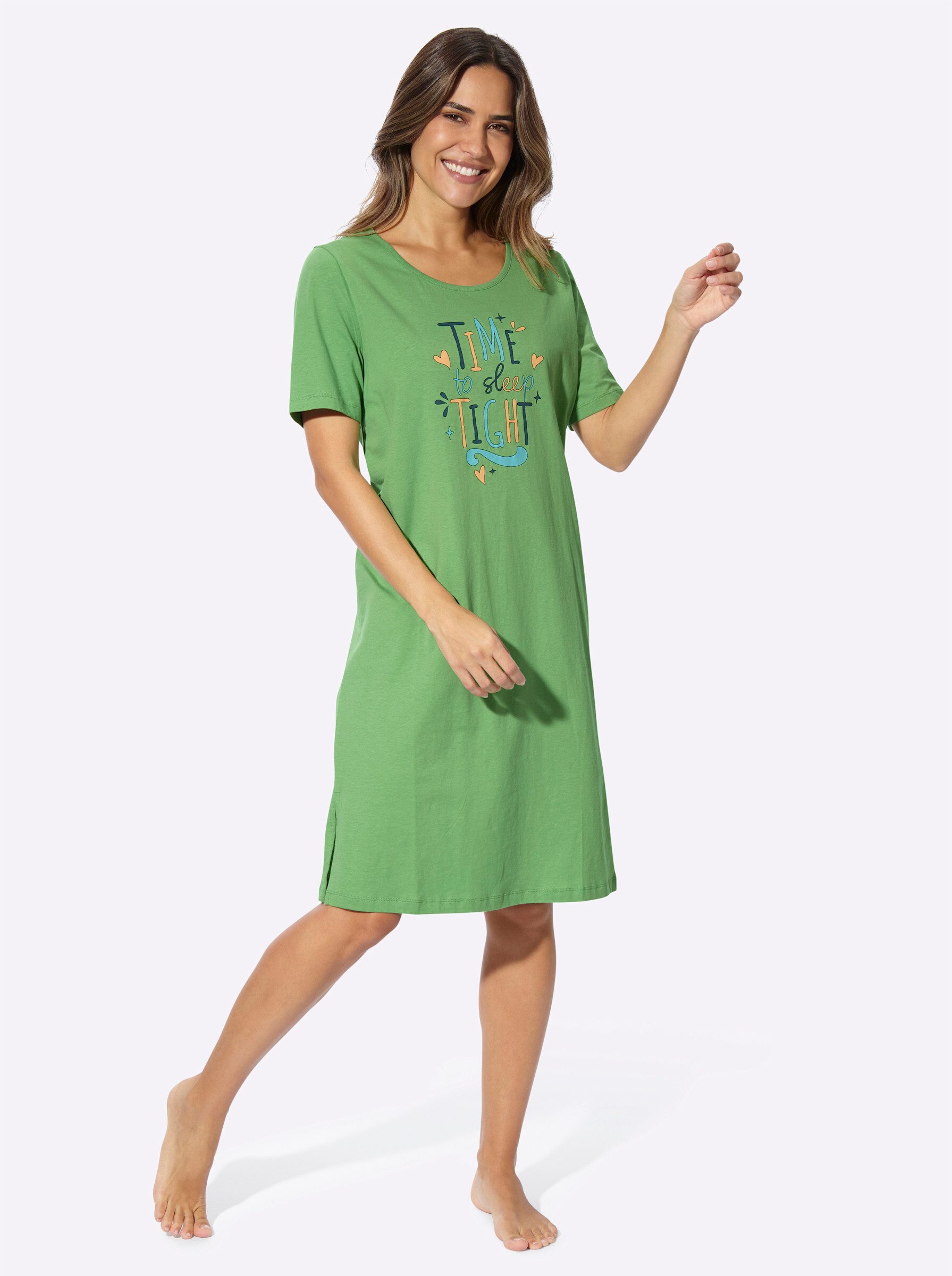 Sieh an! Nachthemd Nachthemd Kurzarm