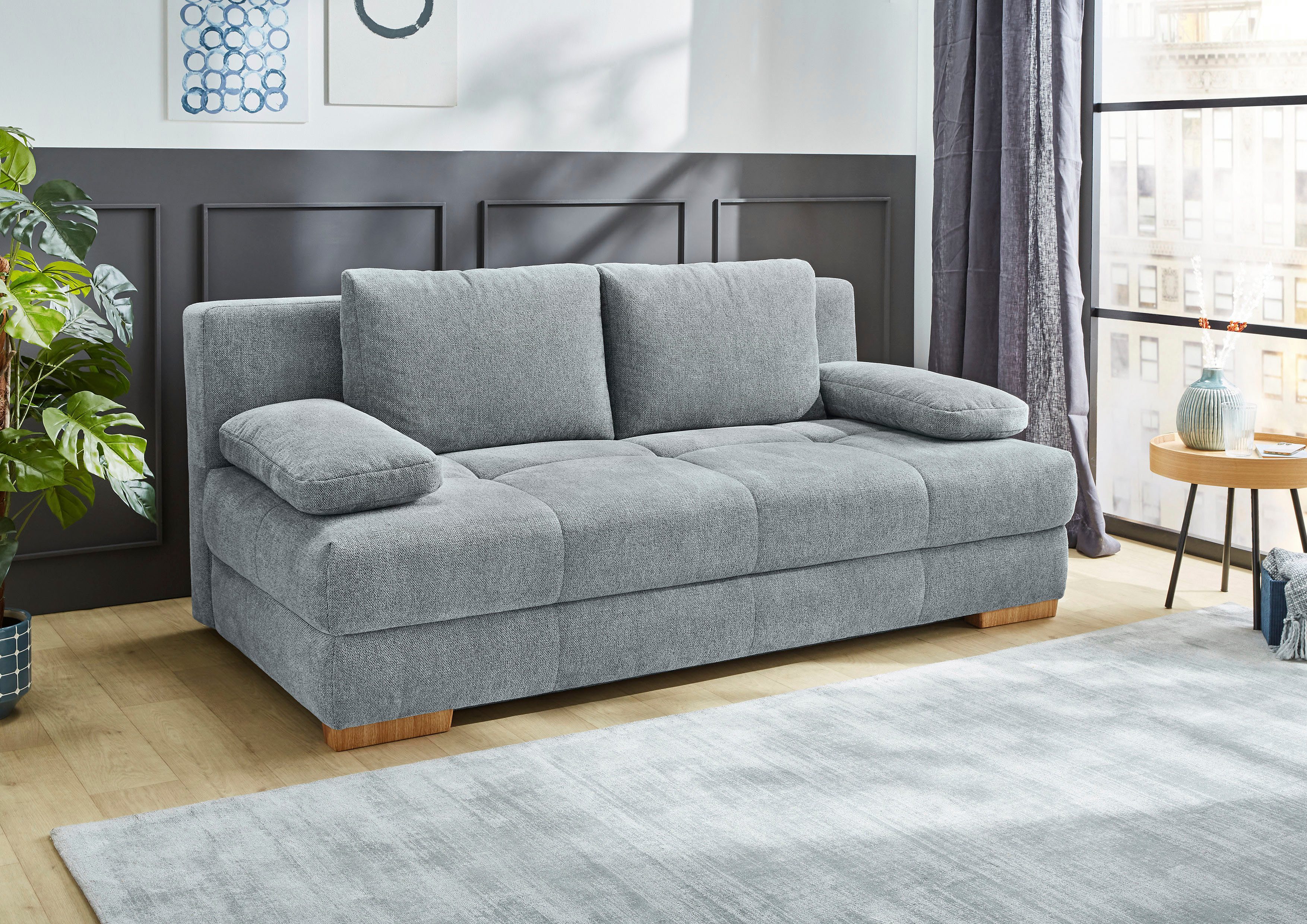 Jockenhöfer Gruppe Schlafsofa Calli, Liegefl. 160x200 cm, Dauerschläfer, wahlweise mit Topper, mit Schlaffunktion & Bettkasten, Topper, …