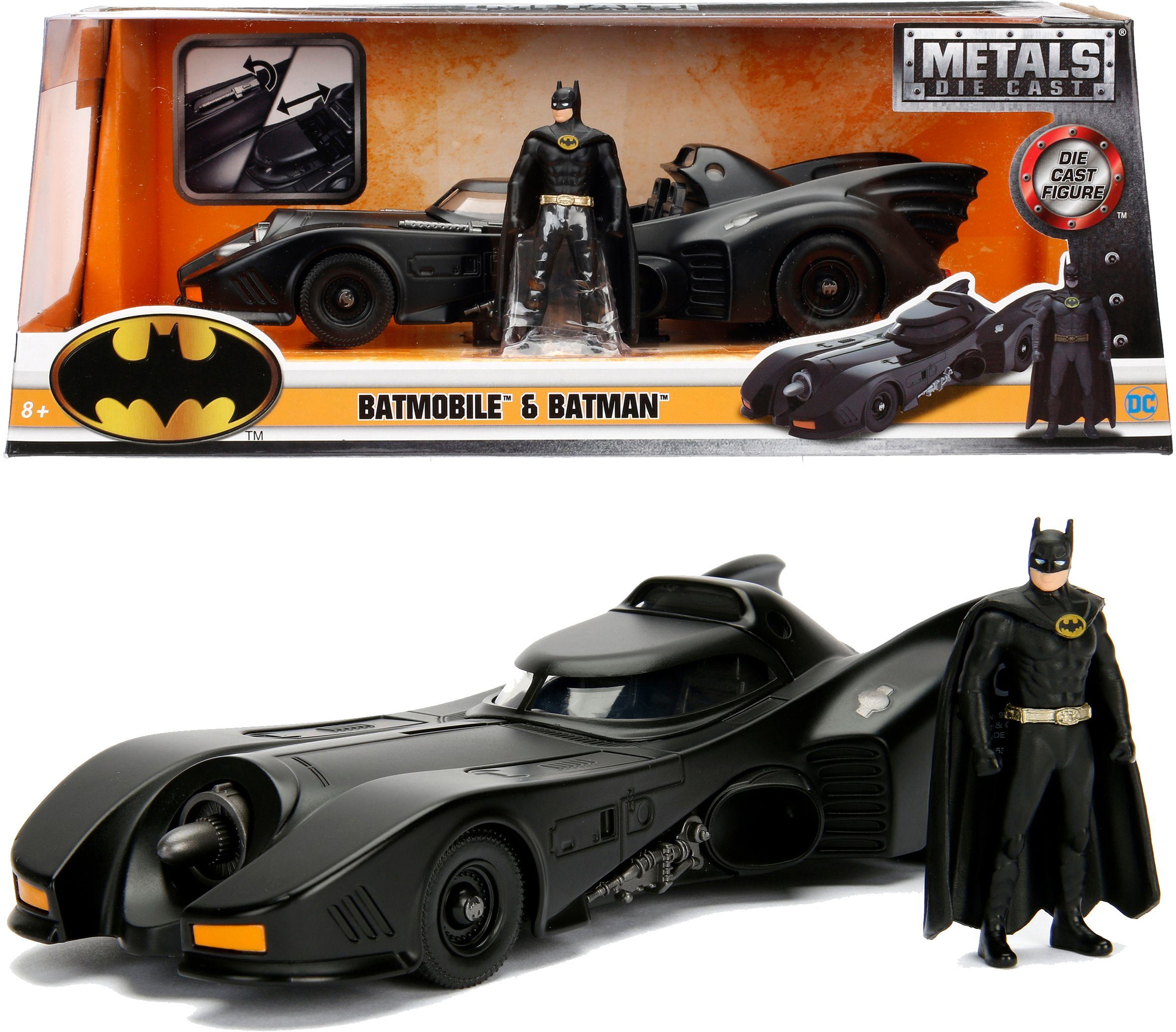 Batmobil Batman Auto Spielzeug realistisch 35cm Fahrzeug Toy Fun Autos B-WARE 