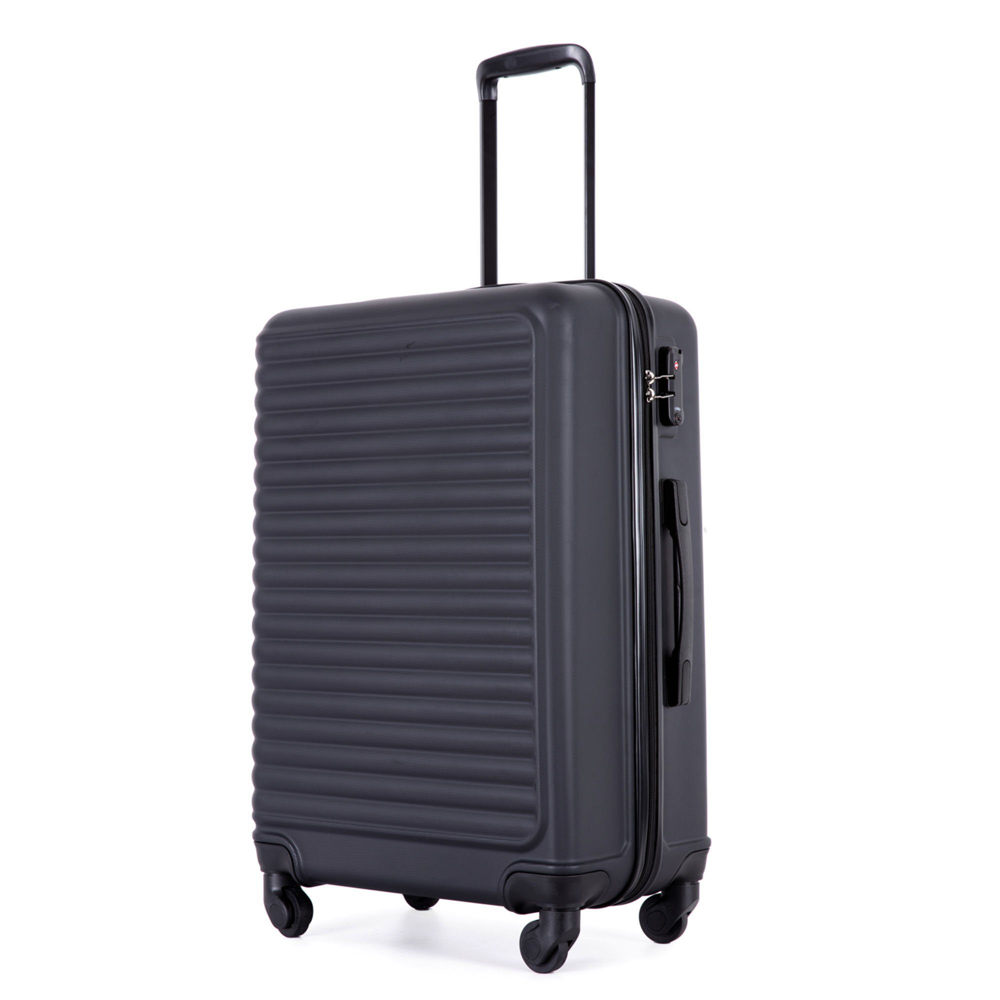 GLIESE Koffer Rollkoffer Trolley, 68*44.5*27.5 cm Schwarz