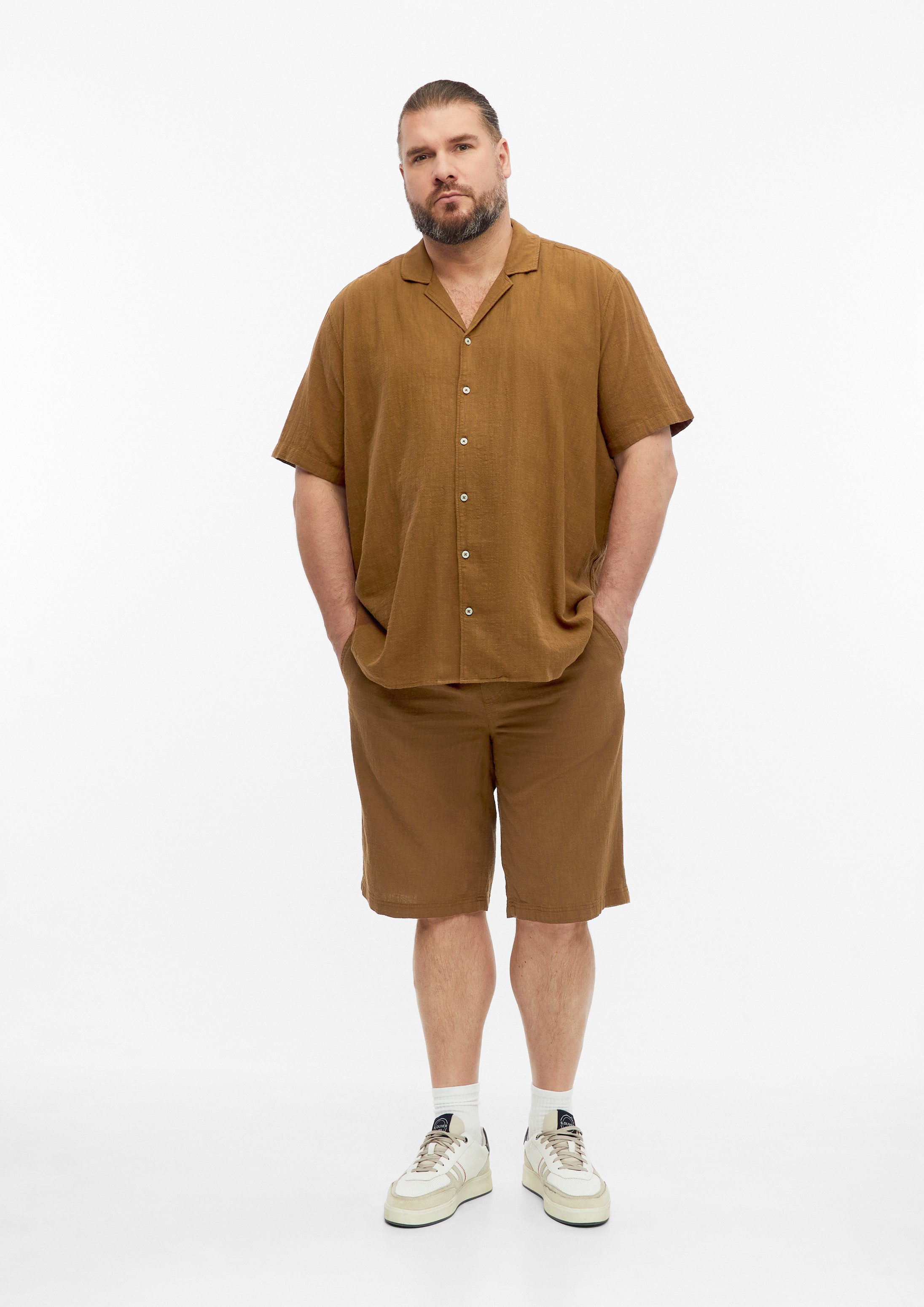 s.Oliver Shorts Bermuda DETROIT Strukturierte Bermuda Detroit / Relaxed Fit / Mid Rise