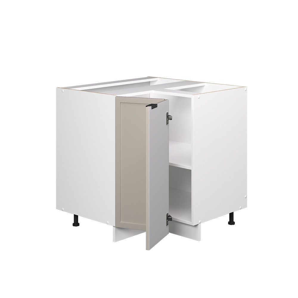 Vicco Eckunterschrank Fame-Line, GrauBeige/Weiß, 80.5 cm, günstig online kaufen