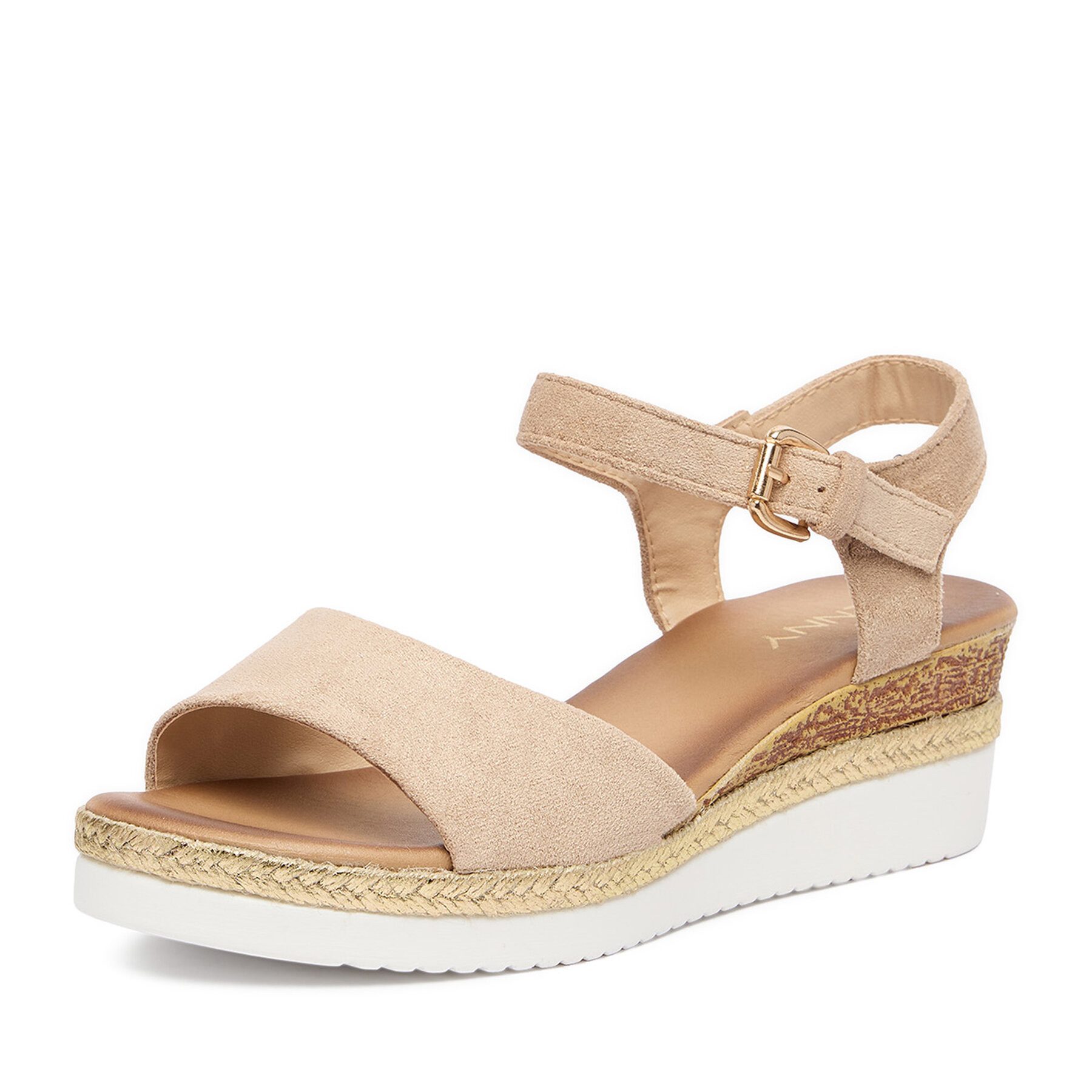 Jenny Jenny Damen-Sandalen Beige Sandale