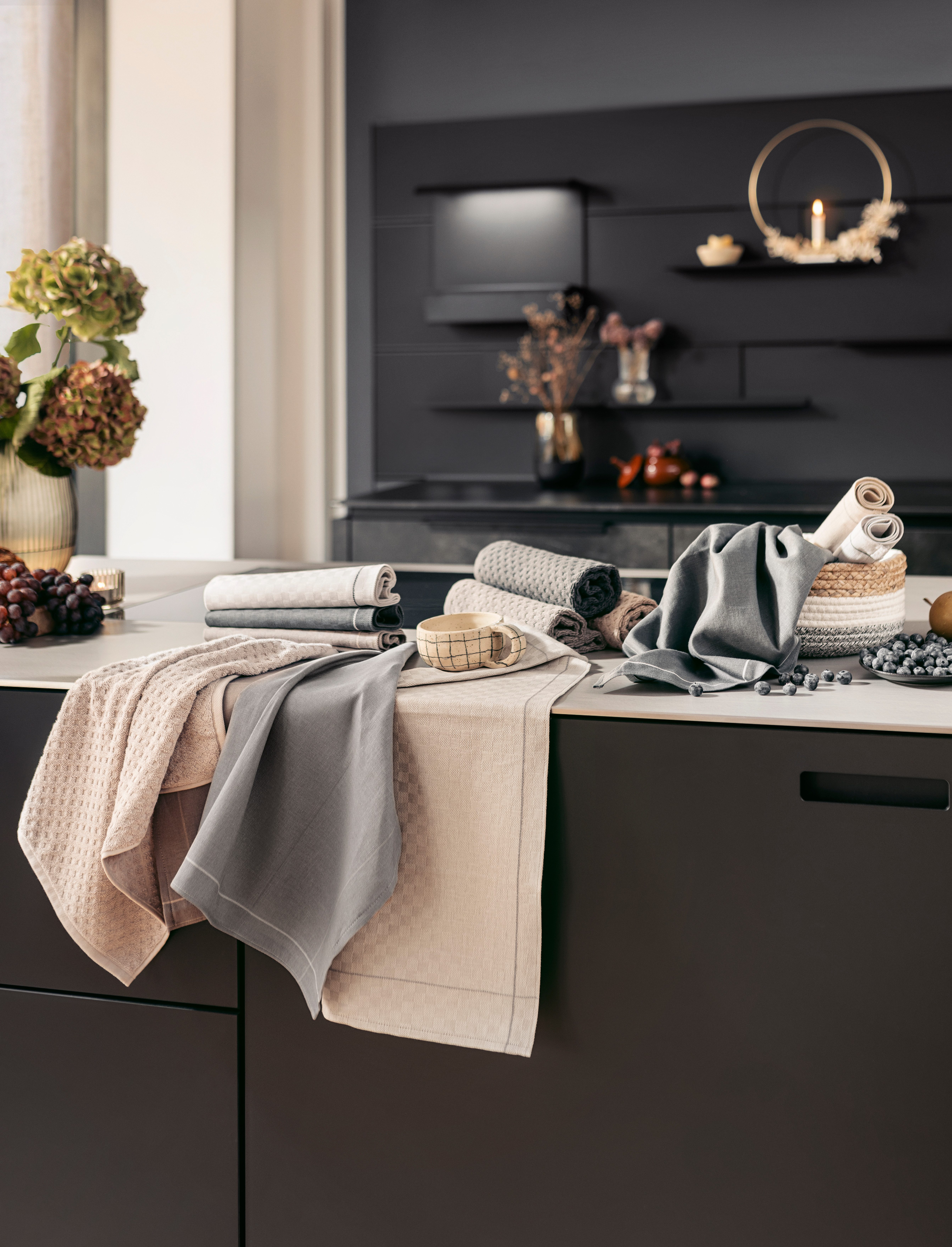 ROSS Geschirrtuch 2er Set 908, 1 Geschirrtuch + 1 Küchenfrottiertuch in ein günstig online kaufen