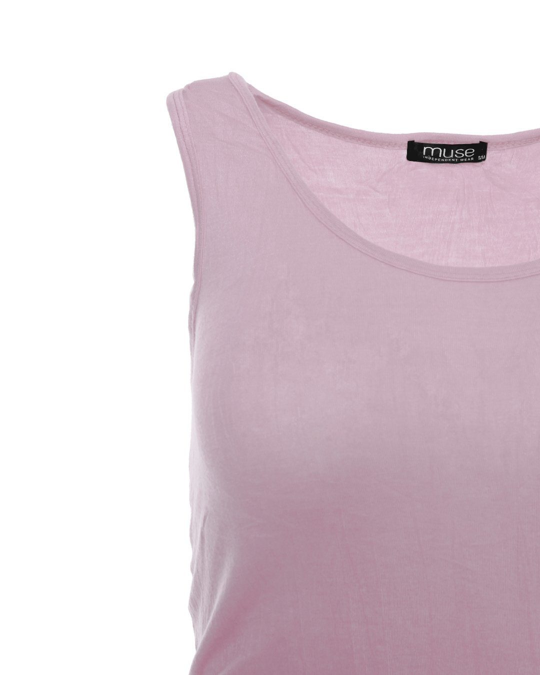 Muse rosa Spitzensaum Trägertop Spitzentop 0518 mit