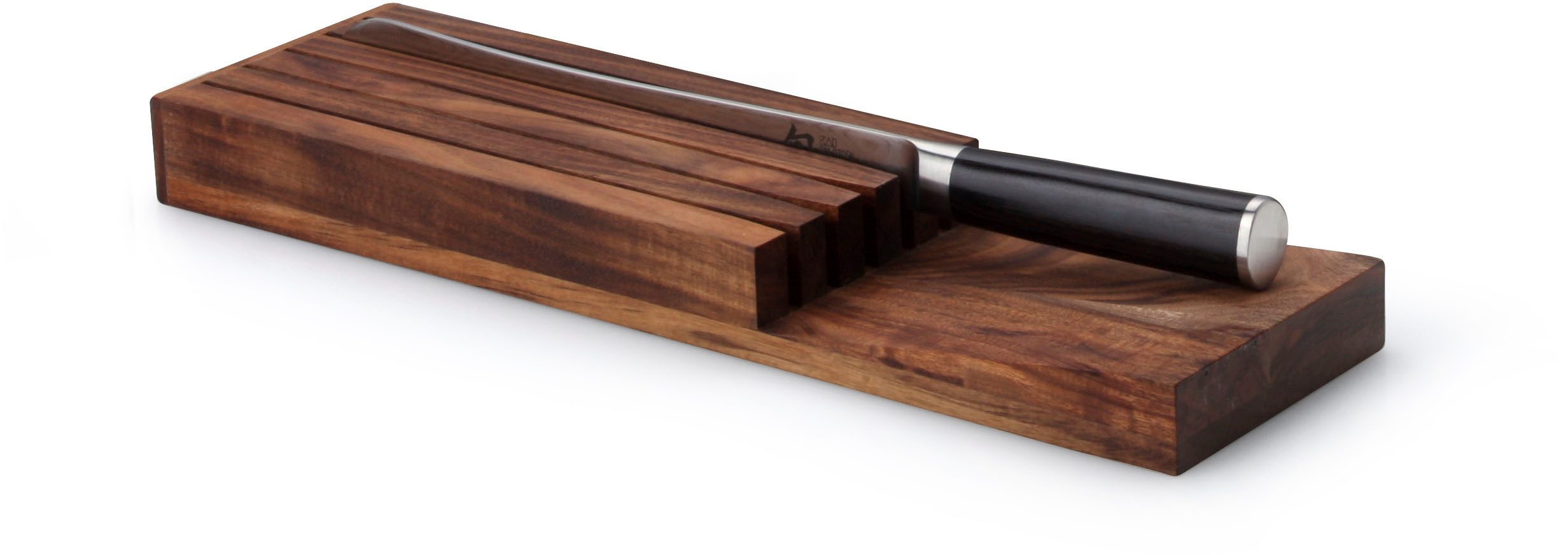 Continenta Messerblock (1tlg), für Schublade, Akazie 39x11x3,5 cm