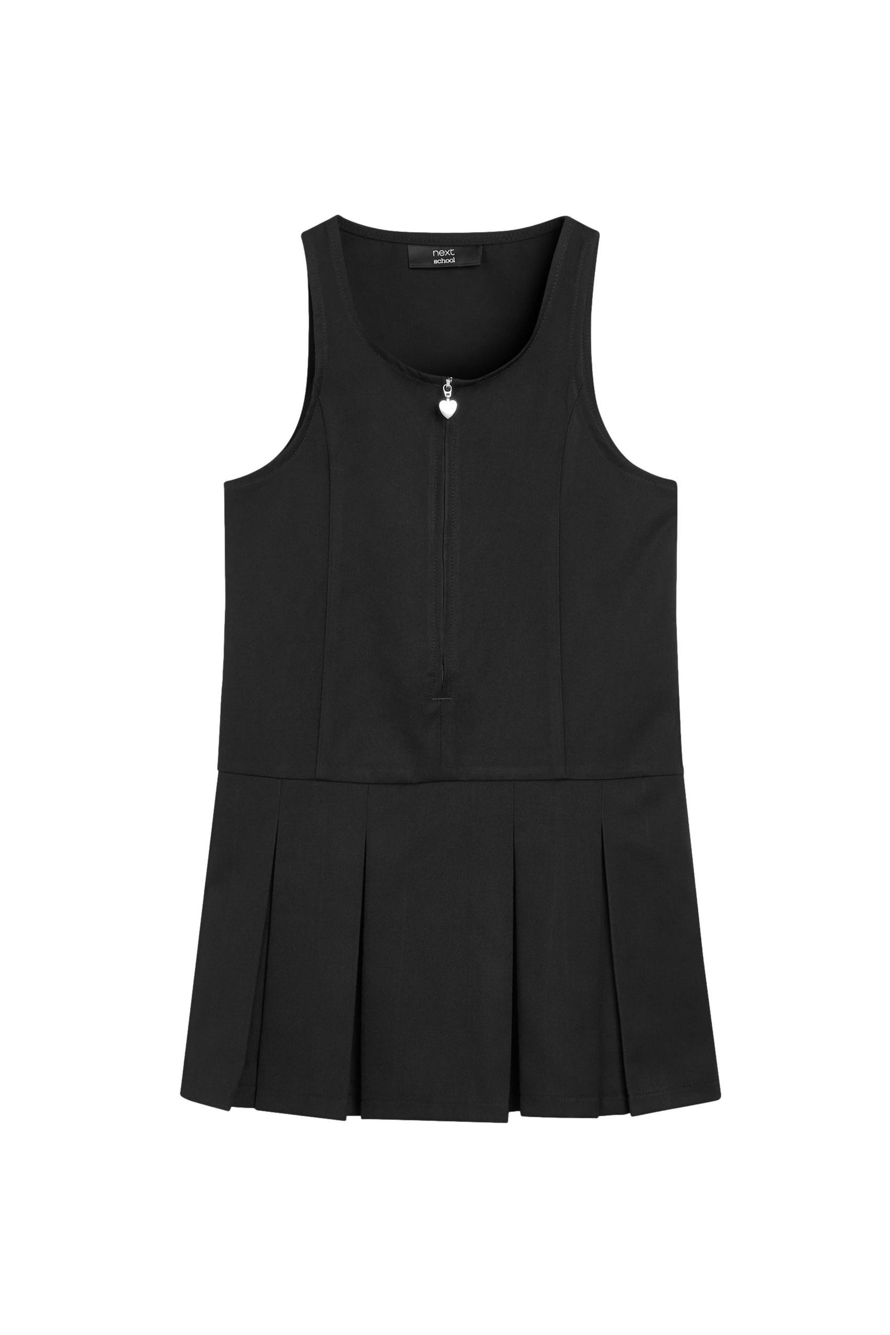 Next Latzkleid Kleid mit Reißverschluss vorne (1-tlg)