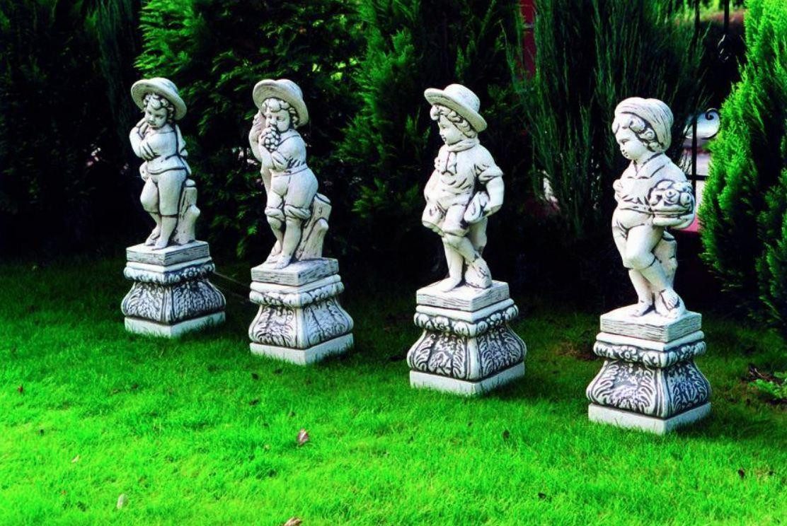 Skulptur Junge 70cm Figur Statue Figuren Skulptur Statuen Garten Dekoration