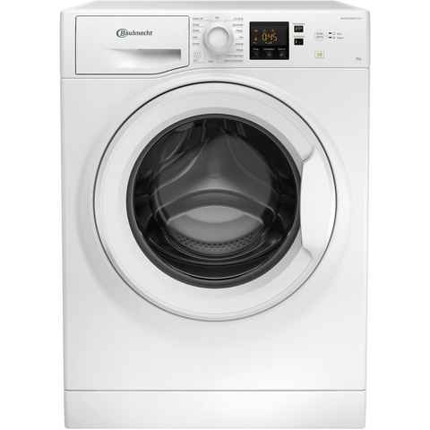 BAUKNECHT Waschmaschine WBP 714A, 7 kg, 1400 U/min, Kurz 45' – saubere Wäsche bei voller Beladung in nur 45 Minuten