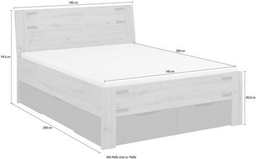 rauch Stauraumbett Birmingham, inkl. 4 Schubkästen