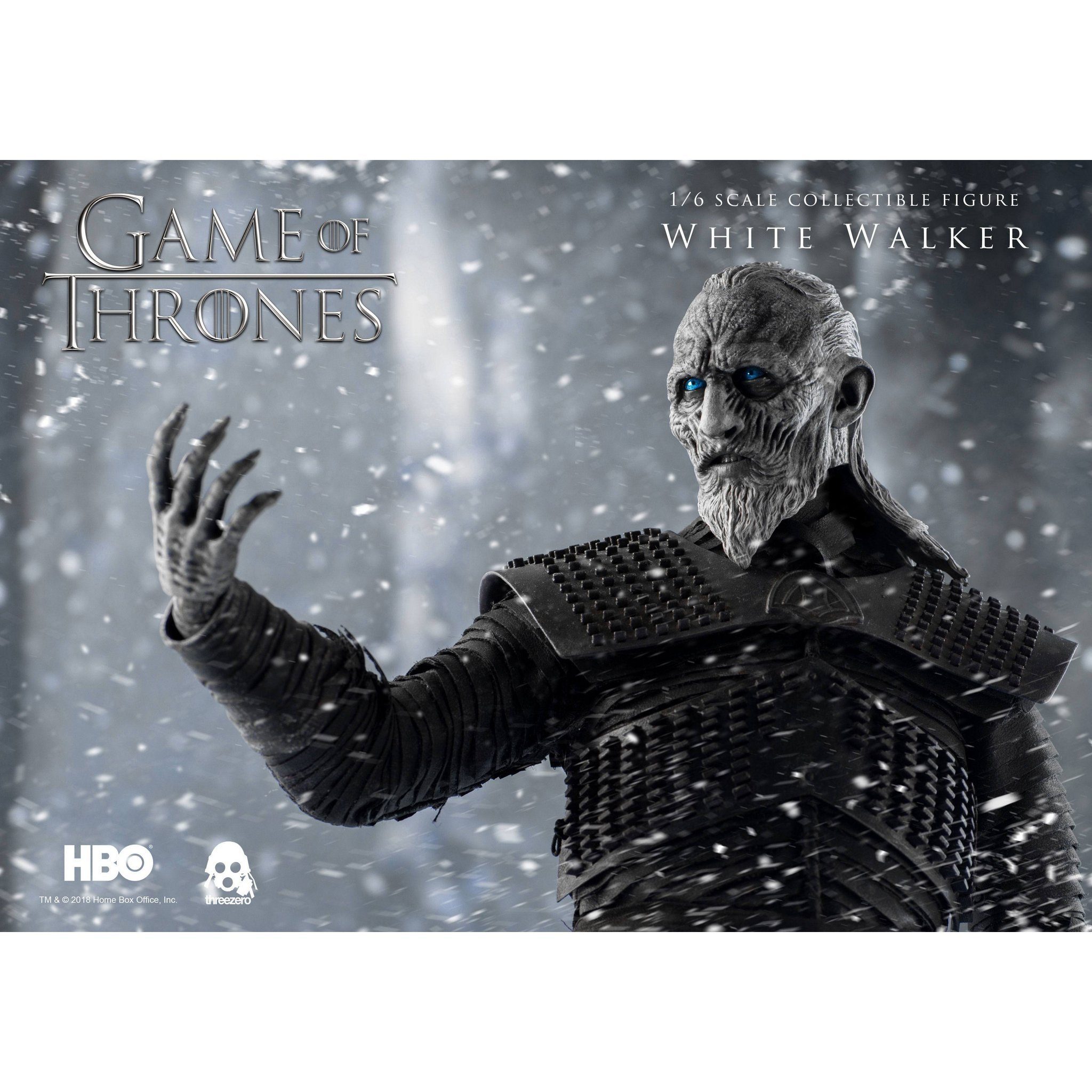 ThreeZero Actionfigur Actionfigur Weißer Wanderer 1/6, Die White Walker kommen! Die detailreiche Actionfigur eines weißen Wa