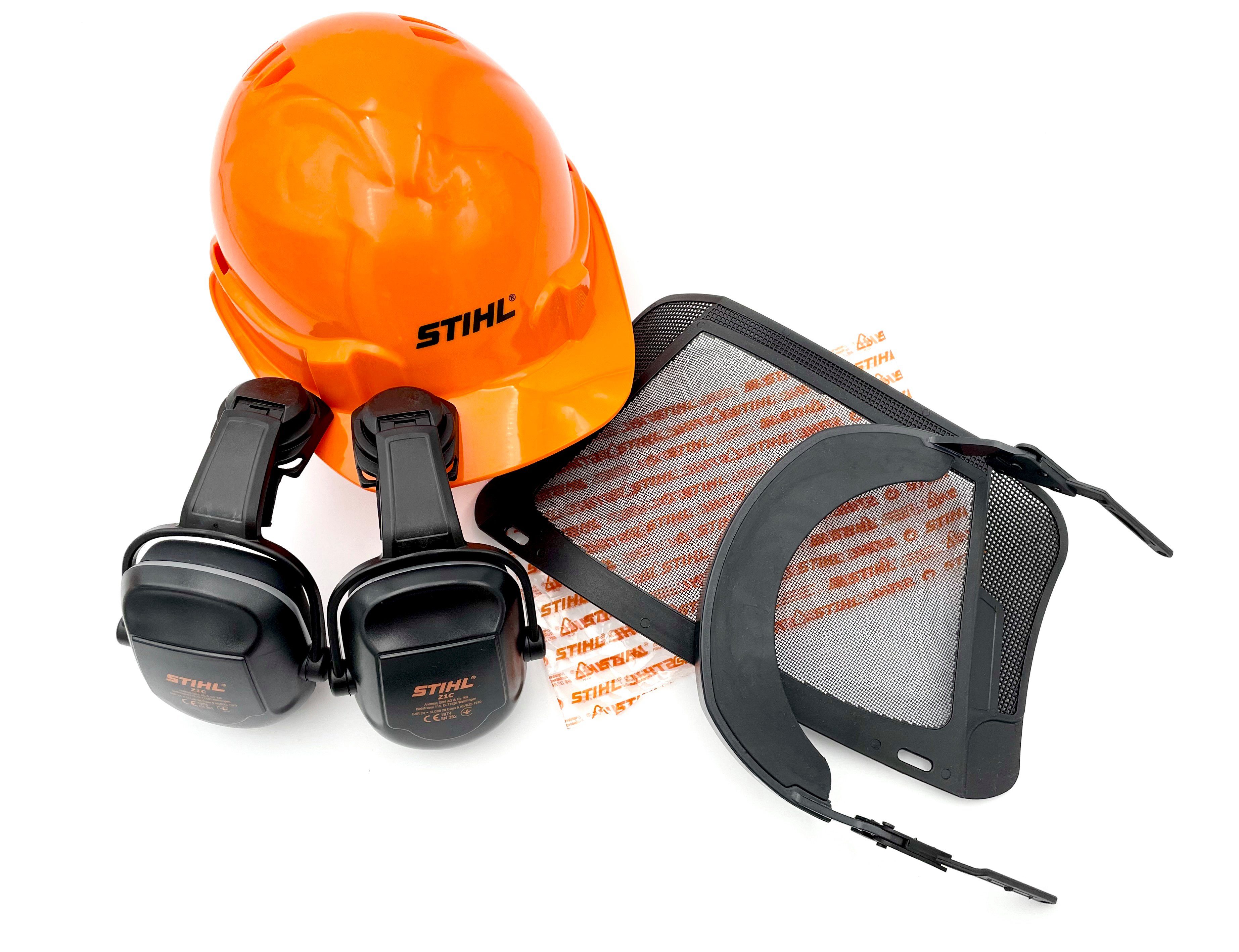 Casco Protettivo STIHL Function Basic Arancione - Per Lavori Forestali E Giardinaggio - Foto 3