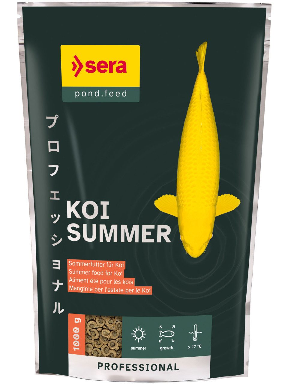 Sera Sera Koifutter Professional Summer 1 kg, für: Fische