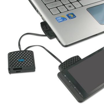 iGo Akku USB Powerbank Micro-USB Schlüssel-Anhänger Powerbank, Notfall-Akku mit Micro-USB-Stecker, zum Laden und als Datenkabel