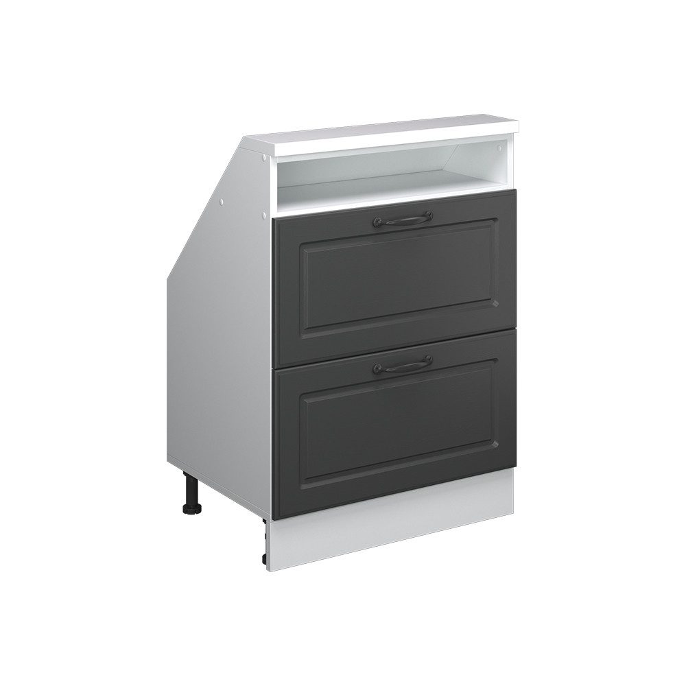 Vicco Unterschrank R-Line, Anthrazit Landhaus/Weiß, 60 günstig online kaufen