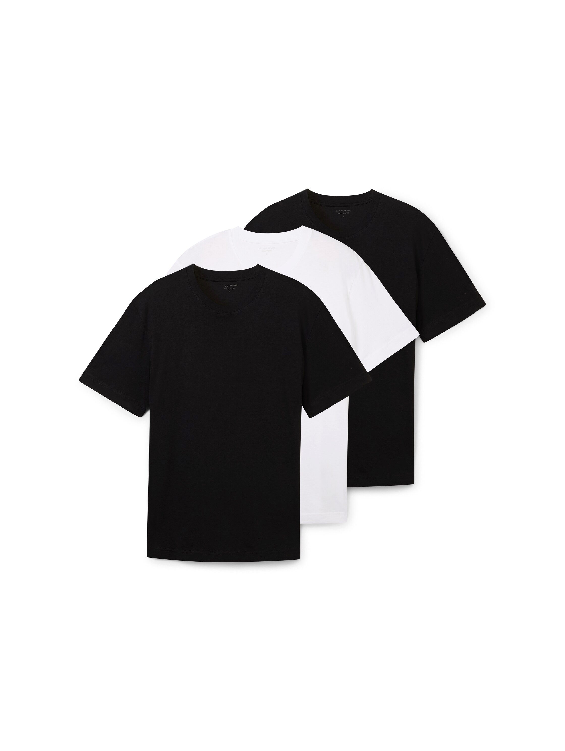 TOM TAILOR T-Shirt (Packung, 3-tlg) im günstig online kaufen
