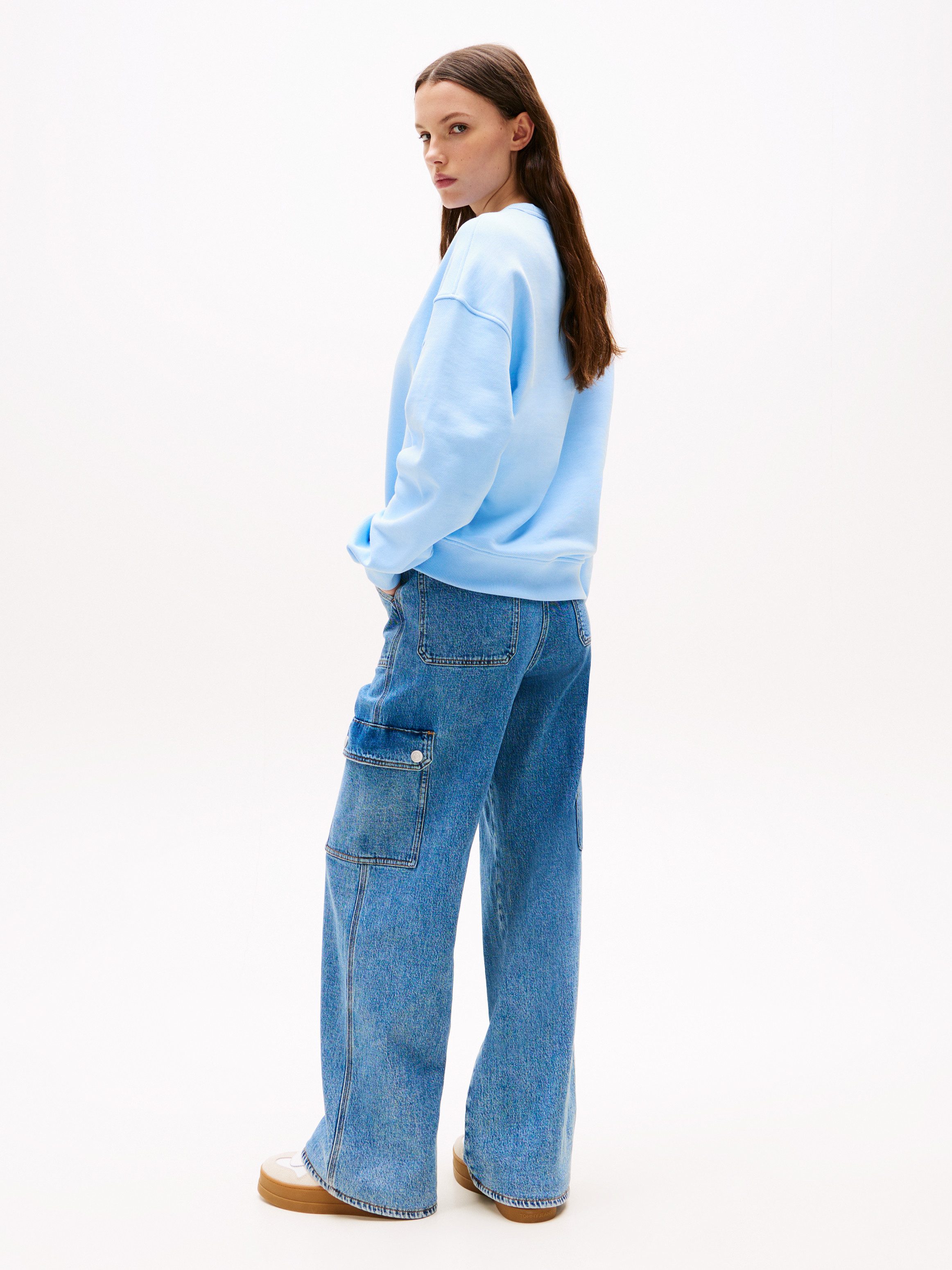 Tommy Jeans Sweatshirt TJW BXY BADGE CREW mit Logo-Badge günstig online kaufen