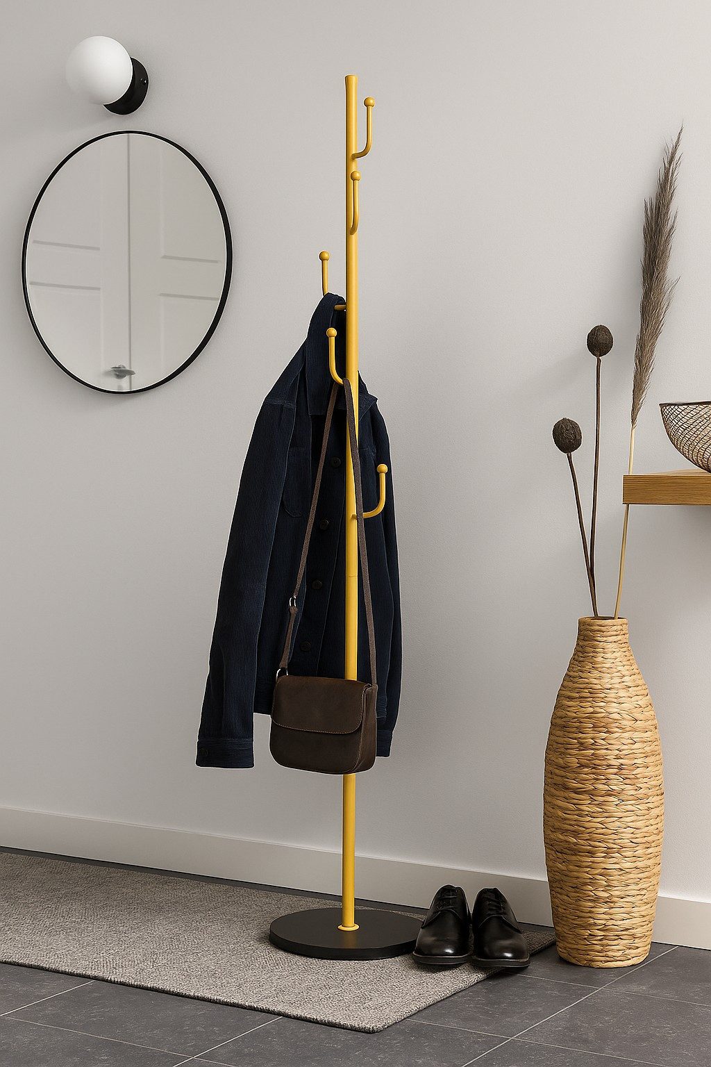 moebel-direkt-online Garderobenständer Kleiderständer "Ulla", Marmor-Standf günstig online kaufen