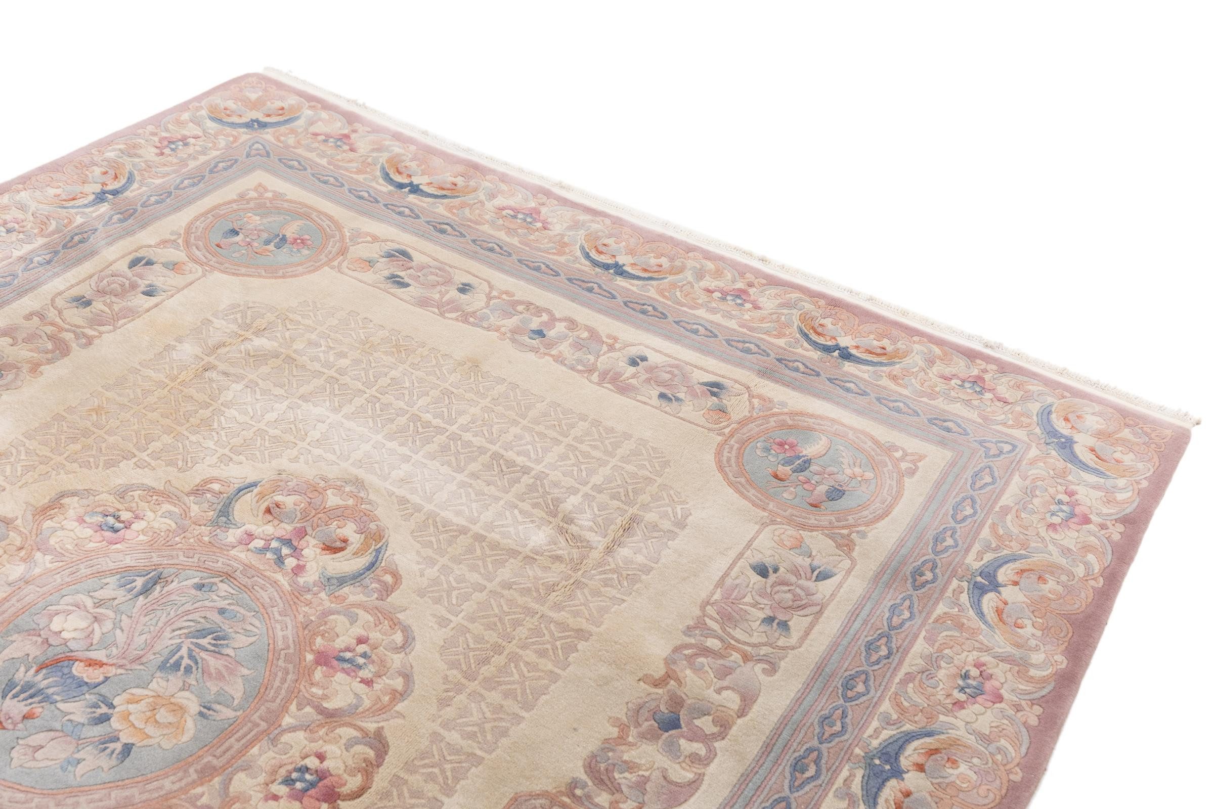 Nain Trading Orientteppich China 244x330 Handgeknüpfter Orientteppich, rechteckig, Höhe: 12 mm