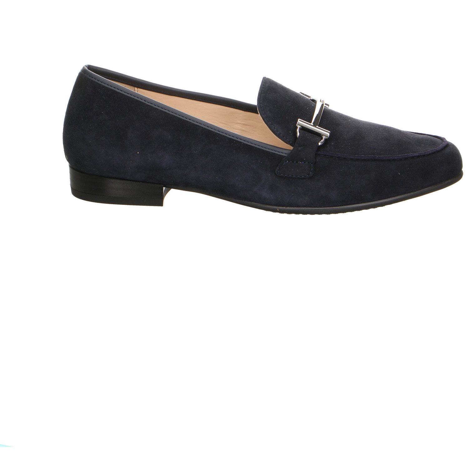 Ara Ara Velour Pumps Flach blau Loafer
