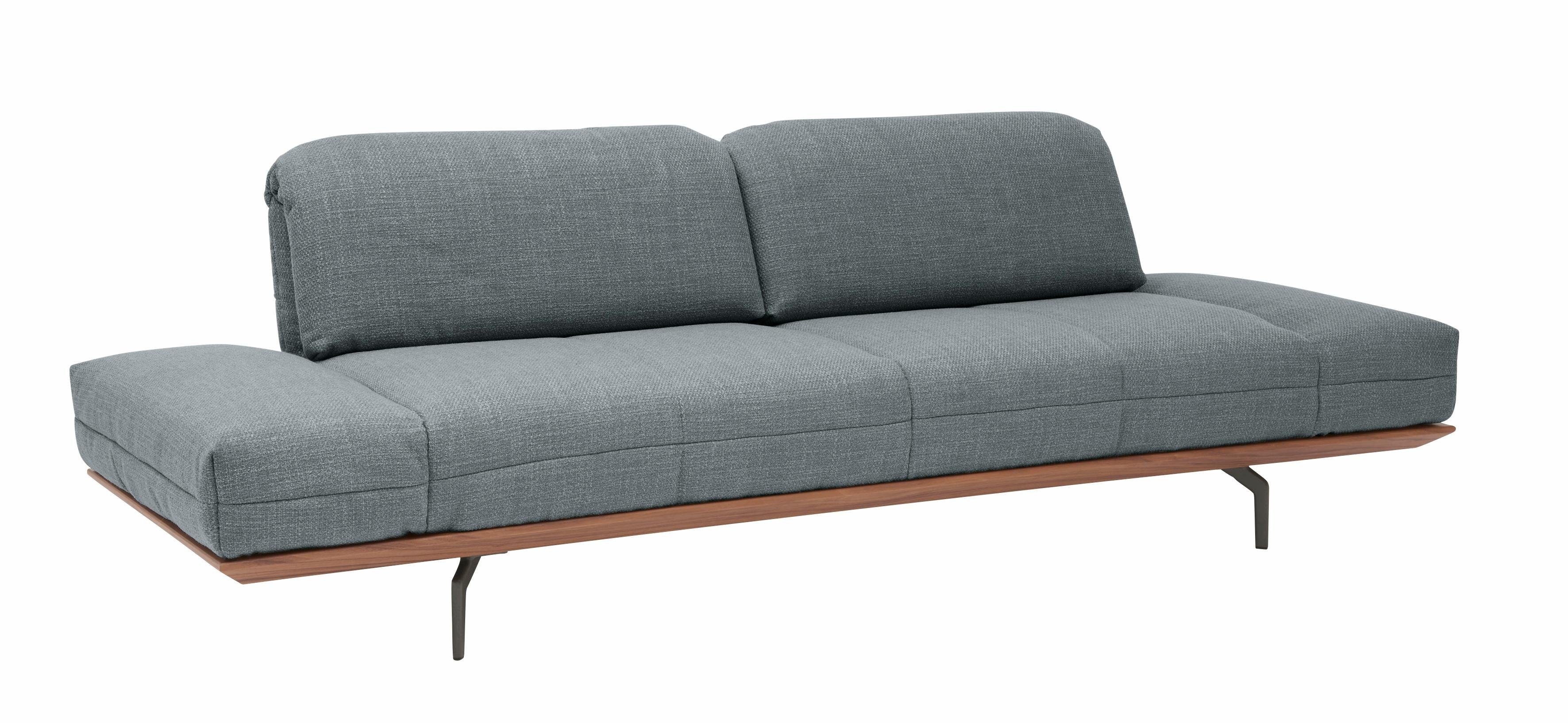 hülsta sofa 4-Sitzer hs.420, in 2 Qualitäten, Holzrahmen in Eiche Natur oder Nußbaum, Breite 252 cm