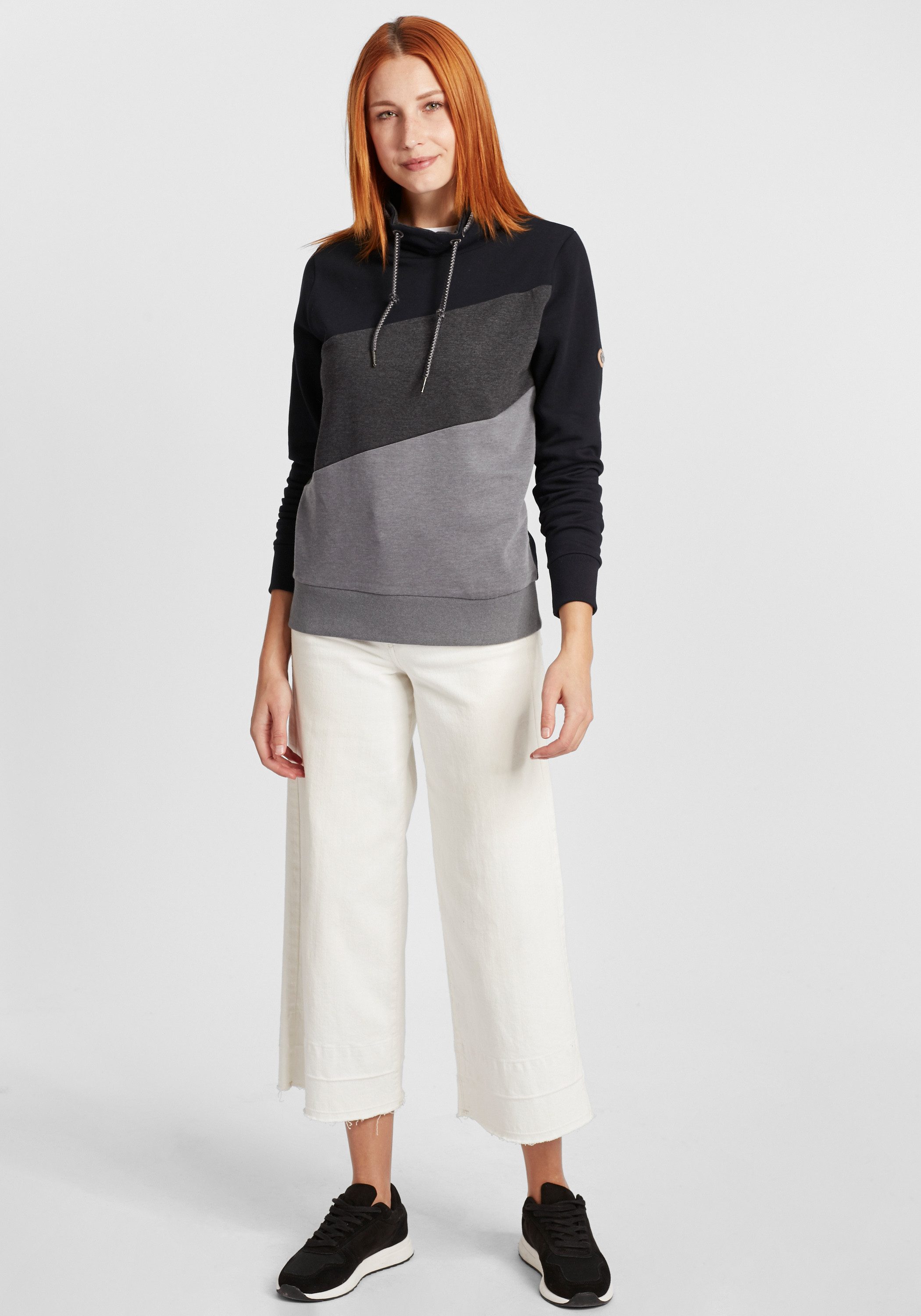 OXMO Hoodie OXAgda Sweatpullover mit Stehkragen günstig online kaufen