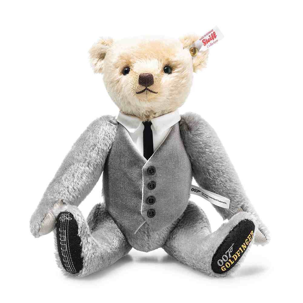 Steiff Collection Sammelfigur Steiff Collectors James Bond Goldfinger 60. Jubiläum 007637 limitiert, Sammlerfigur