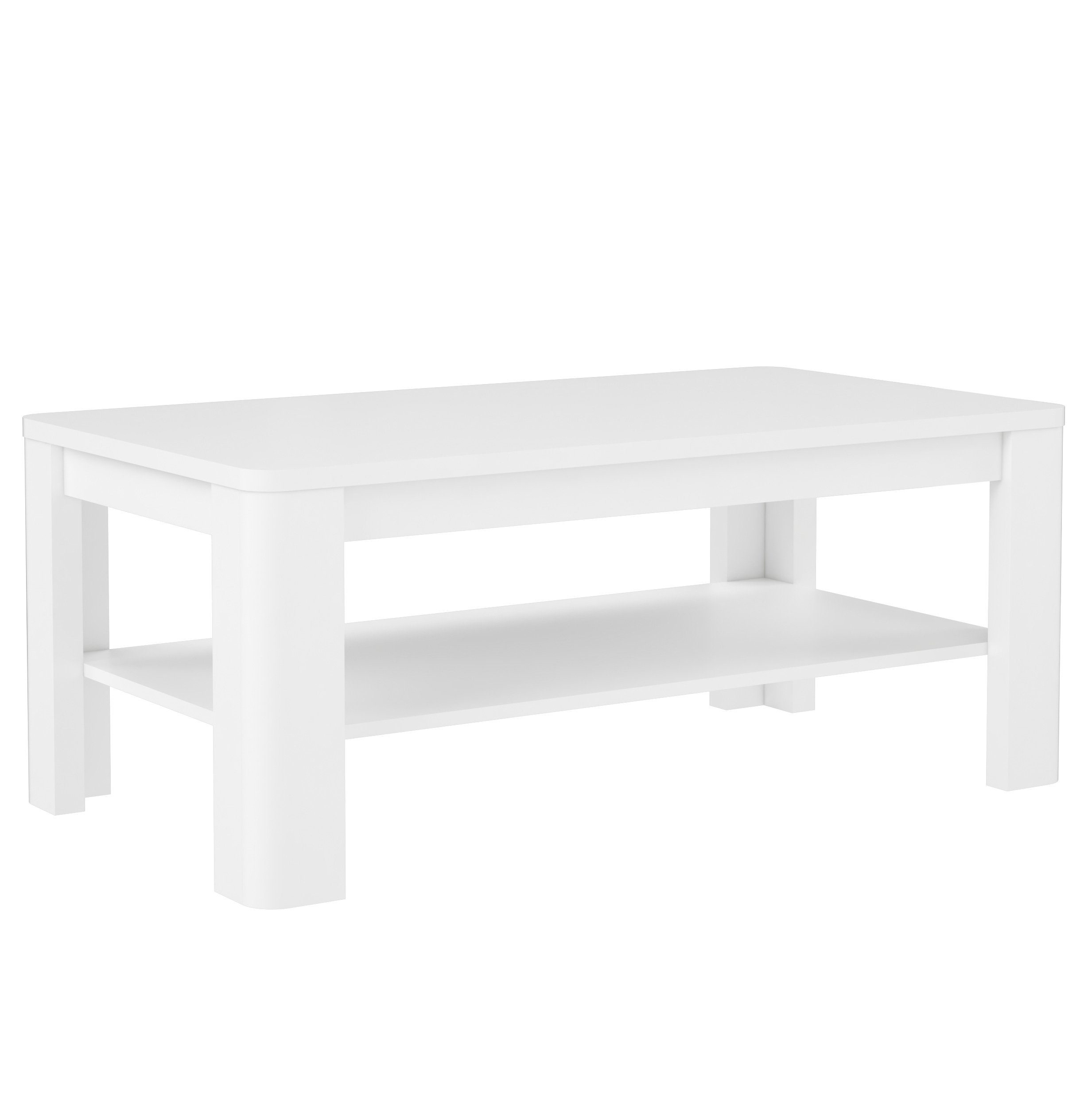 Newroom Couchtisch Howell, Couchtisch Weiß Modern Wohnzimmertisch Sofatisch Wohnzimmer