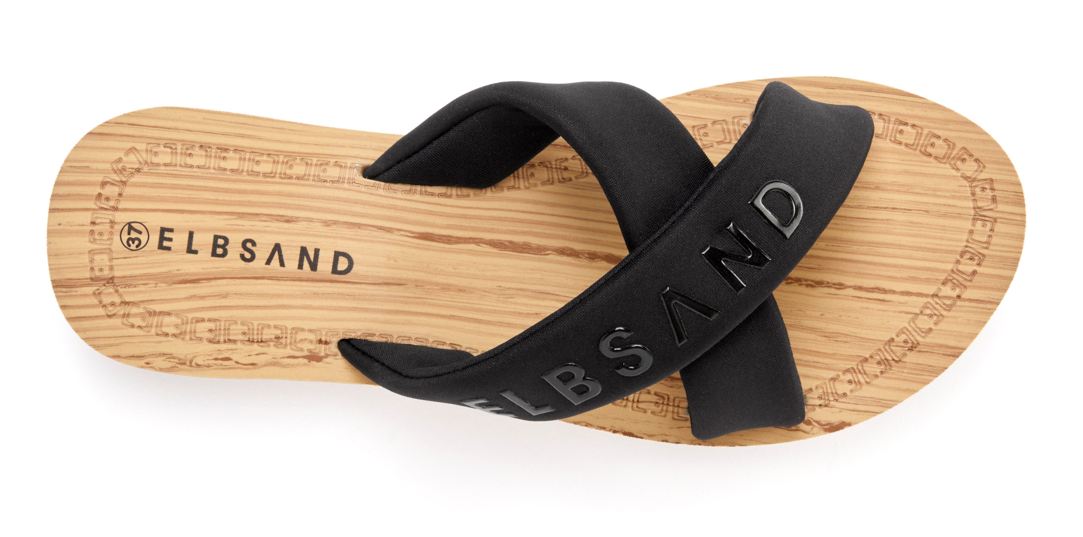 Elbsand Badeschuhe, Badeschlappe, Sommerschuhe, Pantolette,Badelatsche Badepantolette Sandale mit wasserabweisender und ultraleichter Sohle VEGAN