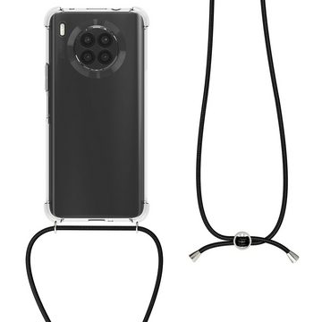 kwmobile Handyhülle Necklace Case für HONOR 50 Lite, Hülle Silikon mit Handykette - Band Handyhülle
