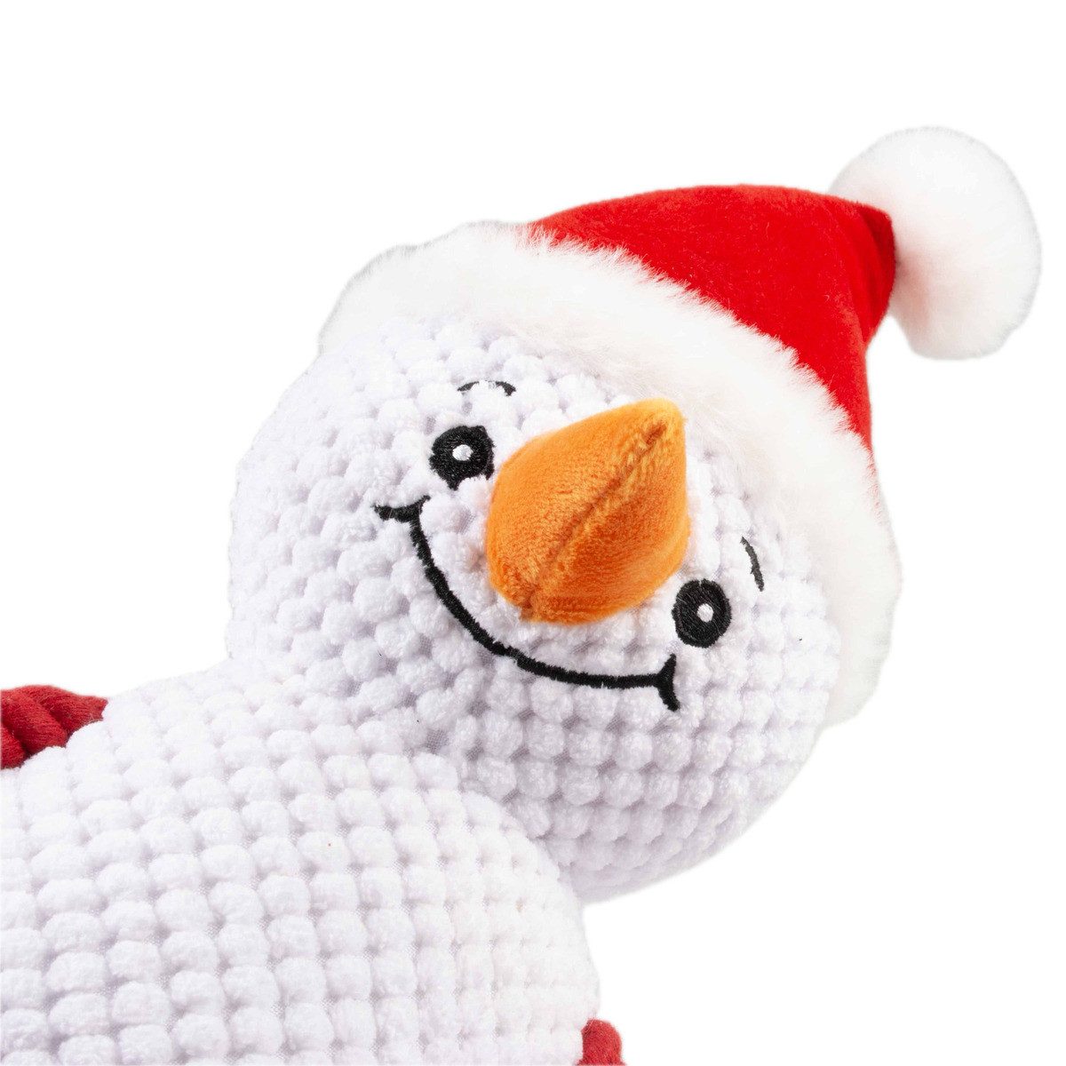 DUVO+ Tierkuscheltier Xmas Hundespielzeug Kuschel-Schneemann mit Seil günstig online kaufen