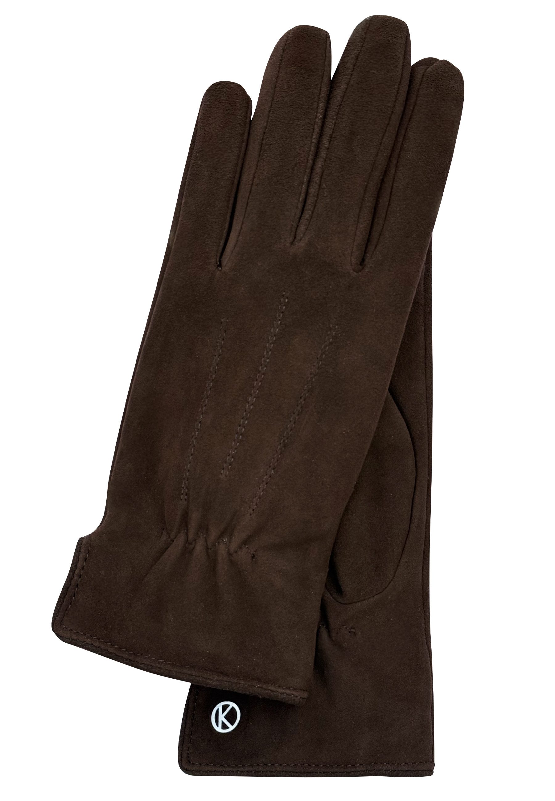 KESSLER Lederhandschuhe Style Luna (Paar, 1-St., Handschuhe) Leather Working Group zertifiziertes Leder, REPREVE® Fleecefutter