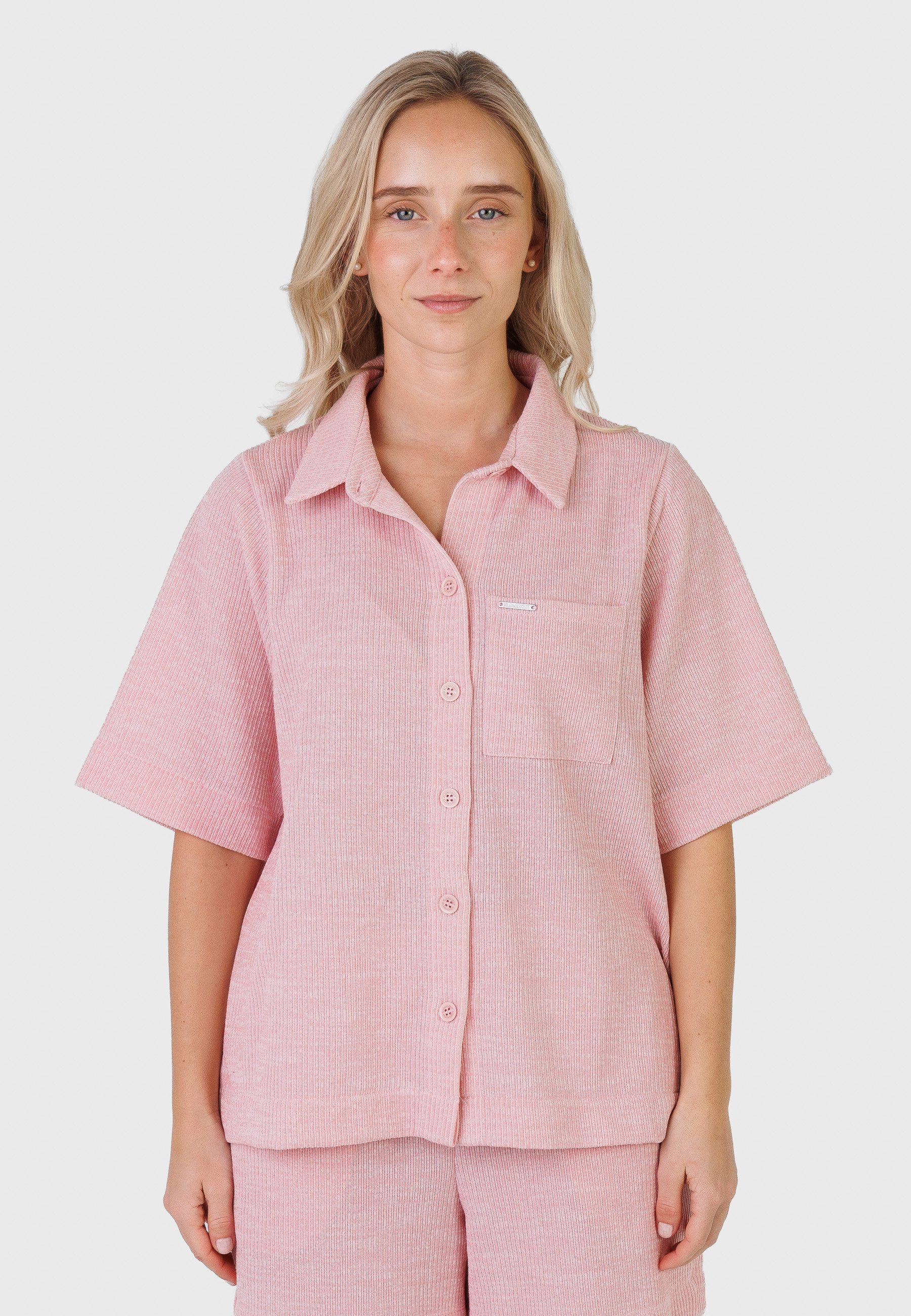 Kleinigkeit Kurzarmshirt Kleinigkeit Nicki Melange Shirt (1-tlg)