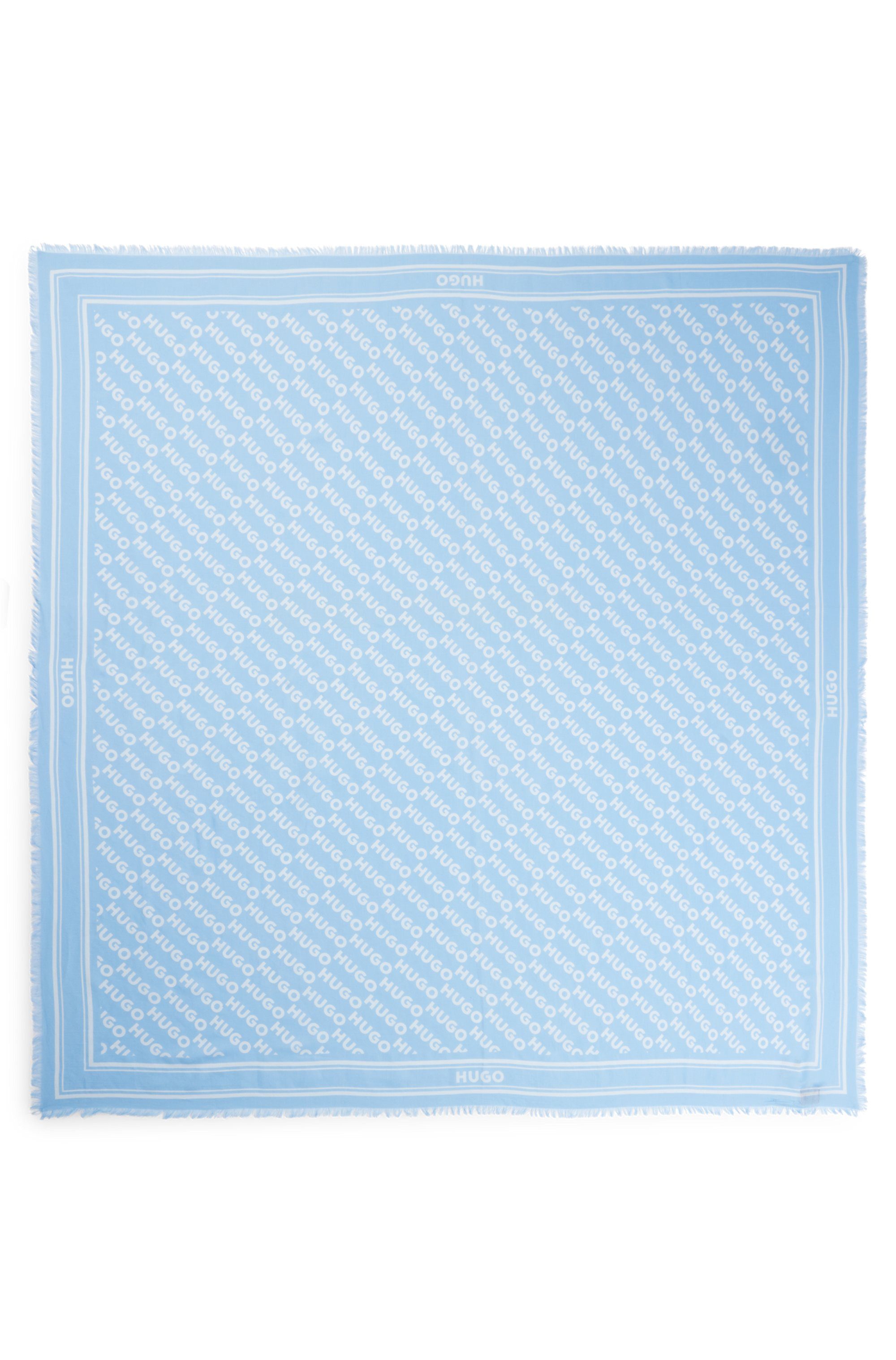 HUGO Schal Alycia 120*120, mit HUGO-Logodrucken günstig online kaufen