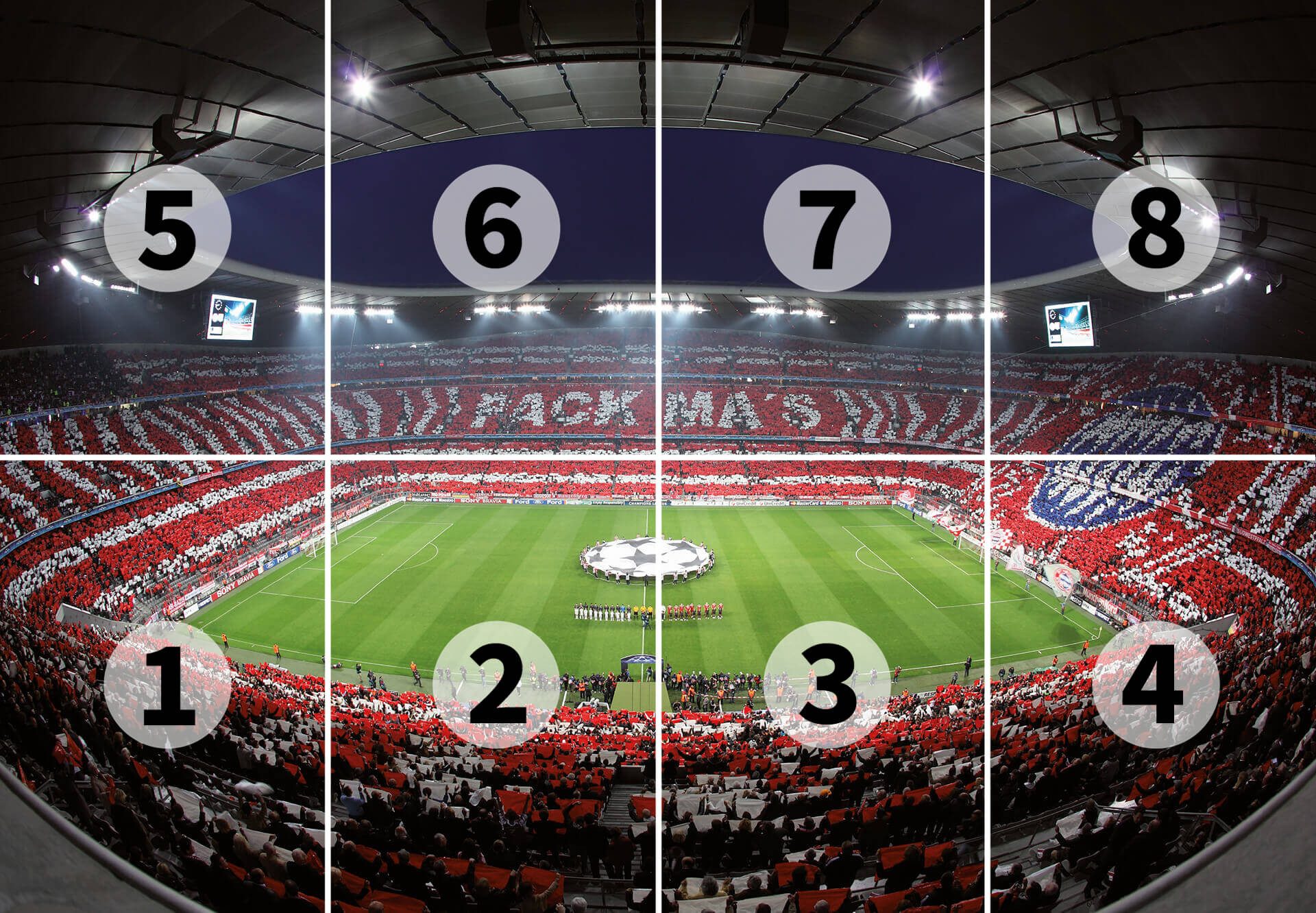 A.S. Création Fototapete Fototapete, FC Bayern München Stadion DD118845