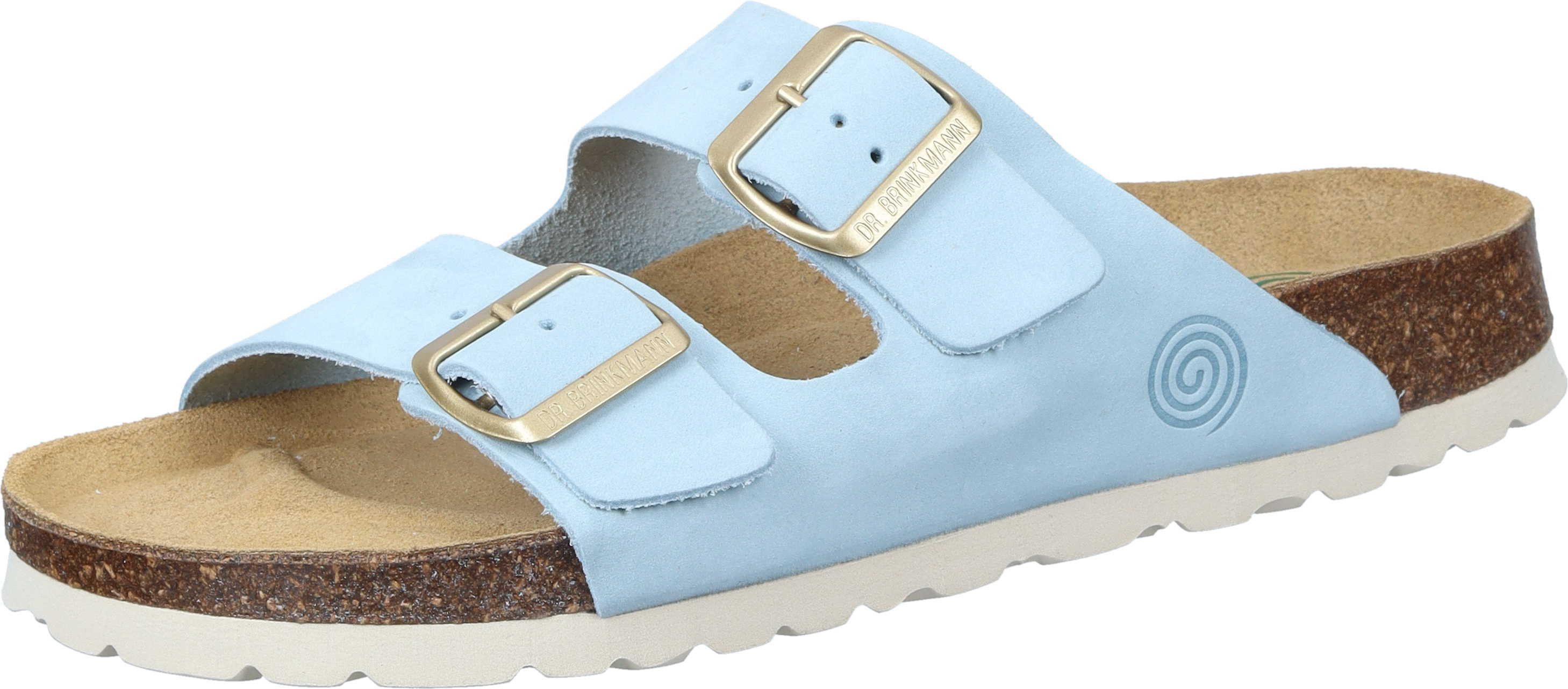 Dr. Brinkmann Pantoletten Pantolette aus Nubukleder