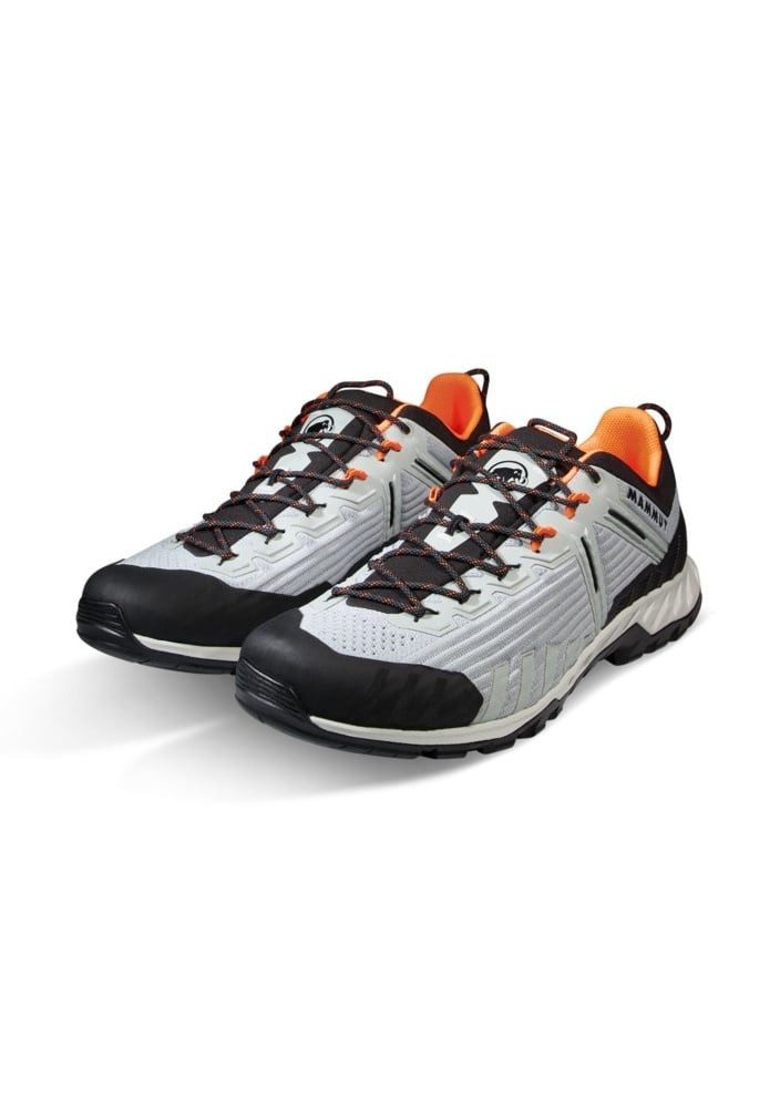 Alnasca Knit III Low (Zustieg, atmungsaktiv) hellgrau/schwarz Herren Wanderschuh