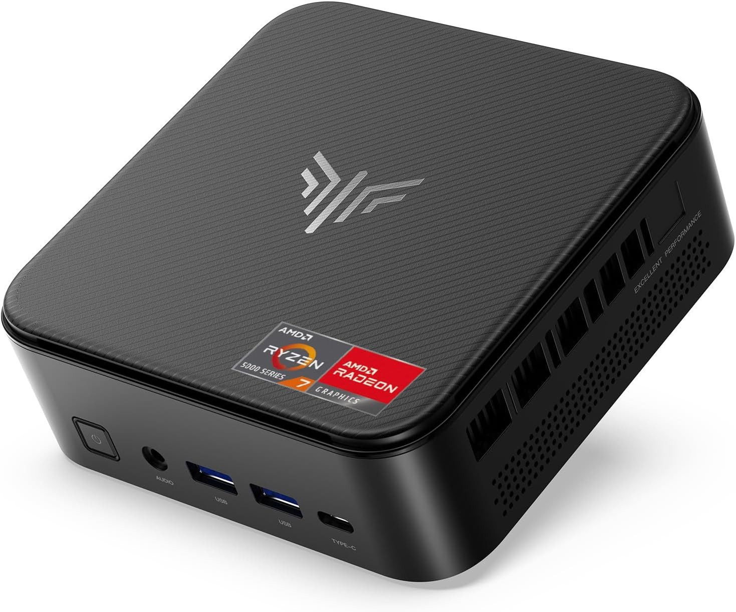 NiPoGi E3B 32 GB DDR4 RAM, 512 GB SSD,AMD Ryzen 5 7430U(6C/12T) Mini-PC (AMD Ryzen 5 7430U, AMD Radeon Graphics, 32GB DDR4 GB RAM, 512 GB SSD, Luftkuhlung, Triple 4K Display, Windows 11 Pro,WiFi 6, HDMI Gigabit LAN,gaming PC)