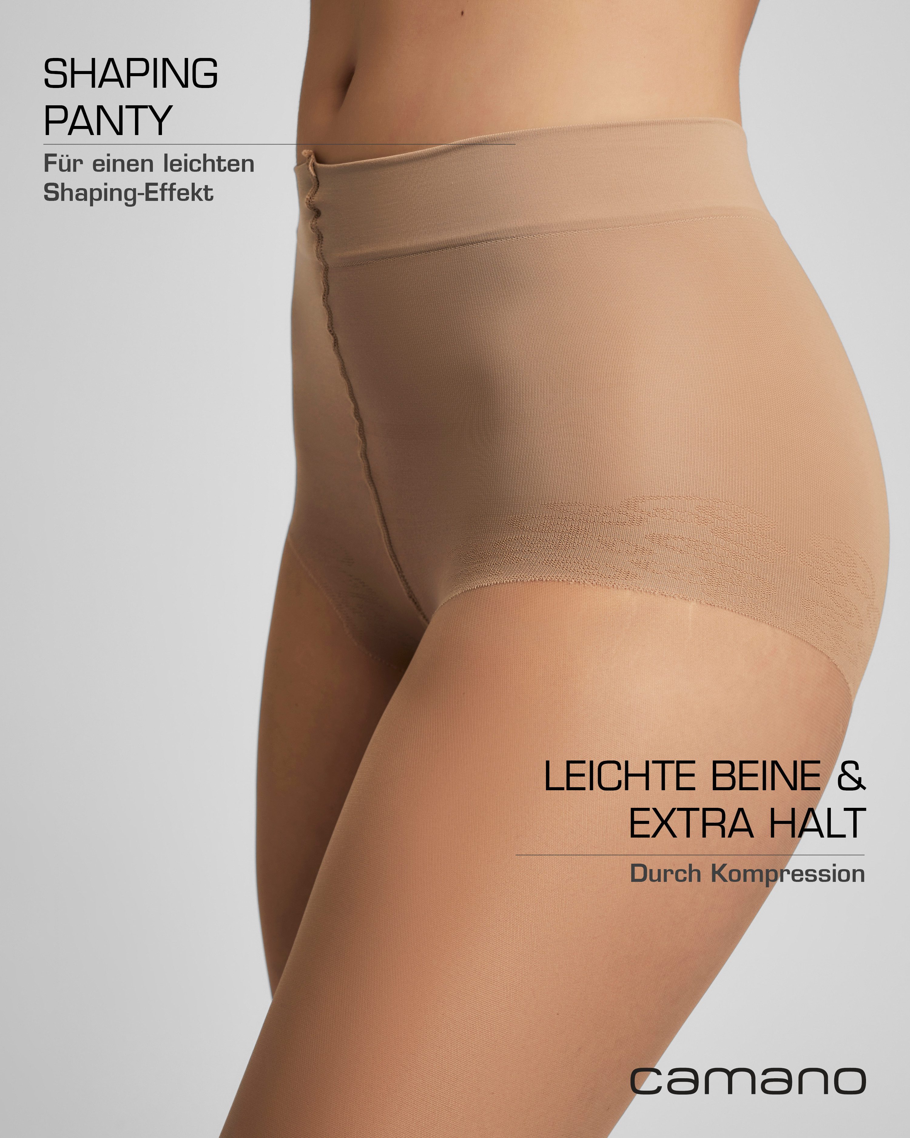 Camano Shaping-Strumpfhose fine functional 20 DEN (2er Pack) mit nahtloser Verarbeitung