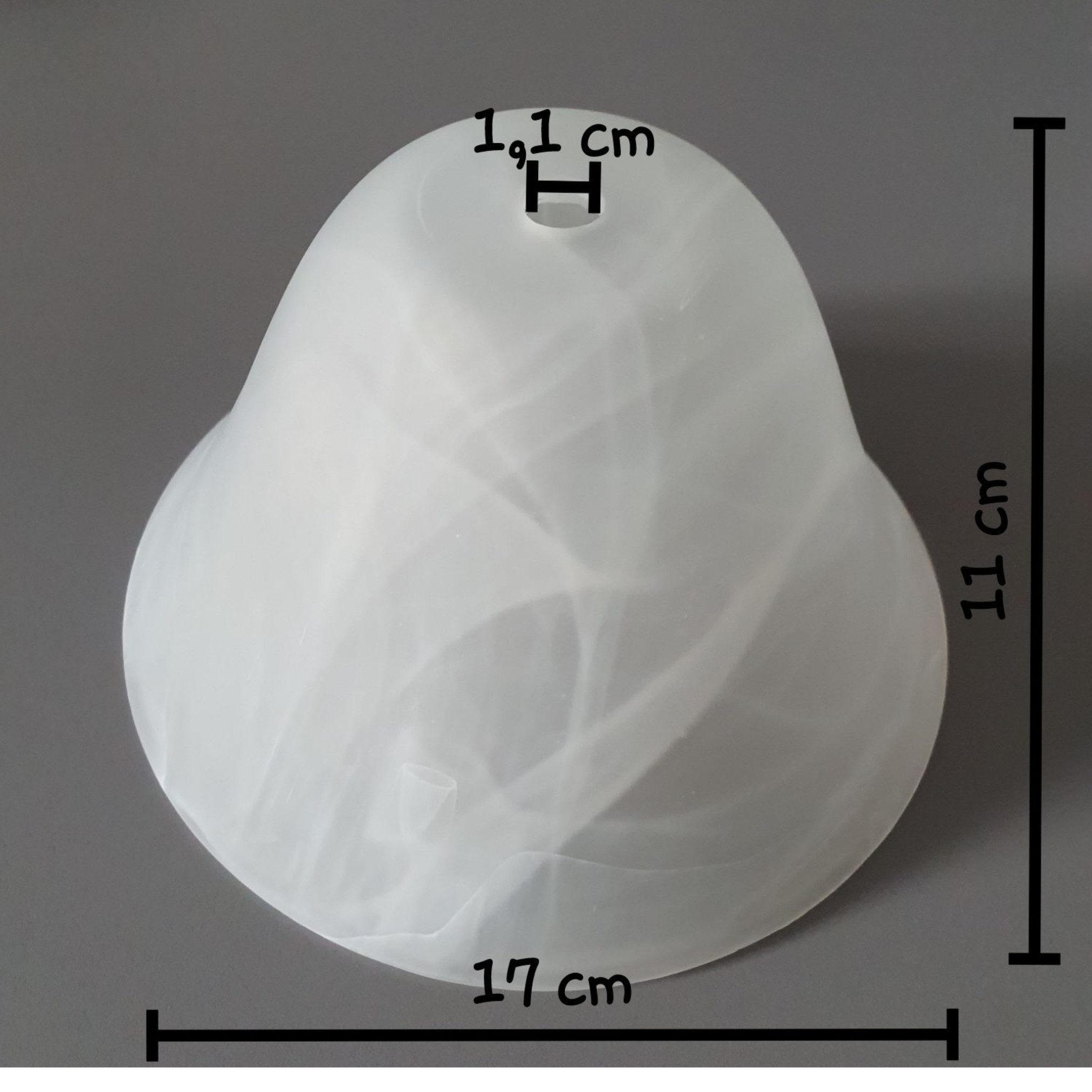Lichthandel Hoch Lampenschirm Ersatzschirm Glockenglas für Tischleuchte ala günstig online kaufen