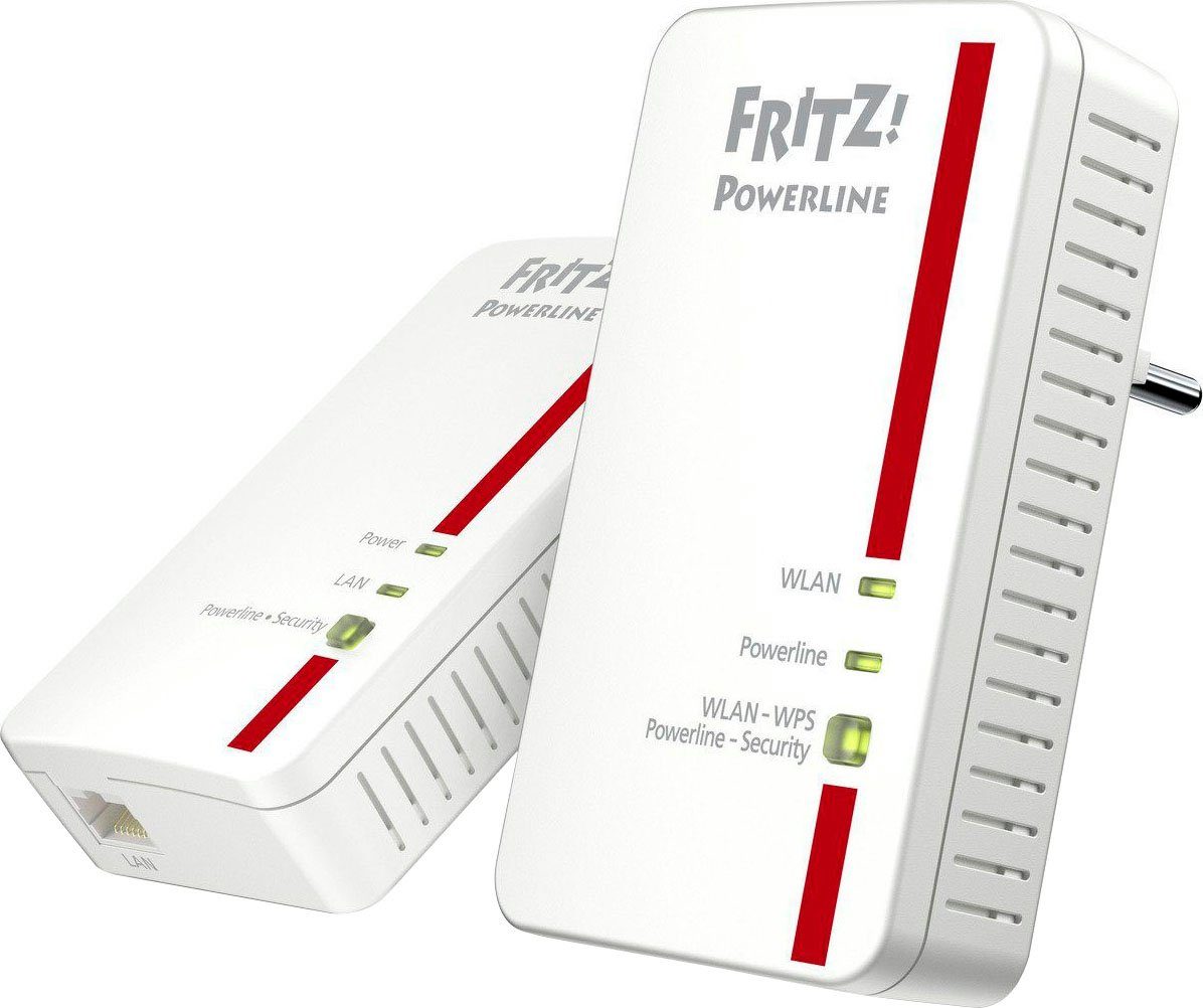 AVM »FRITZ!Powerline 1240E WLAN Set« Netzwerk-Adapter F-Stecker online  kaufen | OTTO