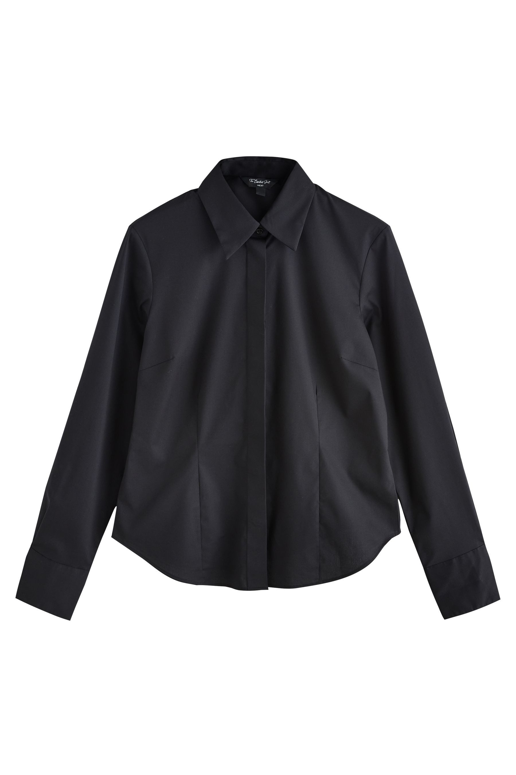 Next Langarmhemd Körpernahes Essential Langarmshirt mit Stretch (1-tlg)