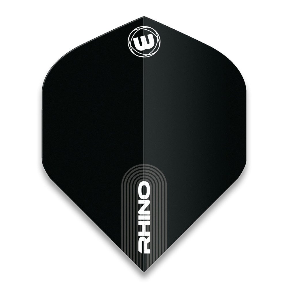 Winmau Dartpfeil 9030.01 Flights Rhino Std. Darts Flights Schwarz